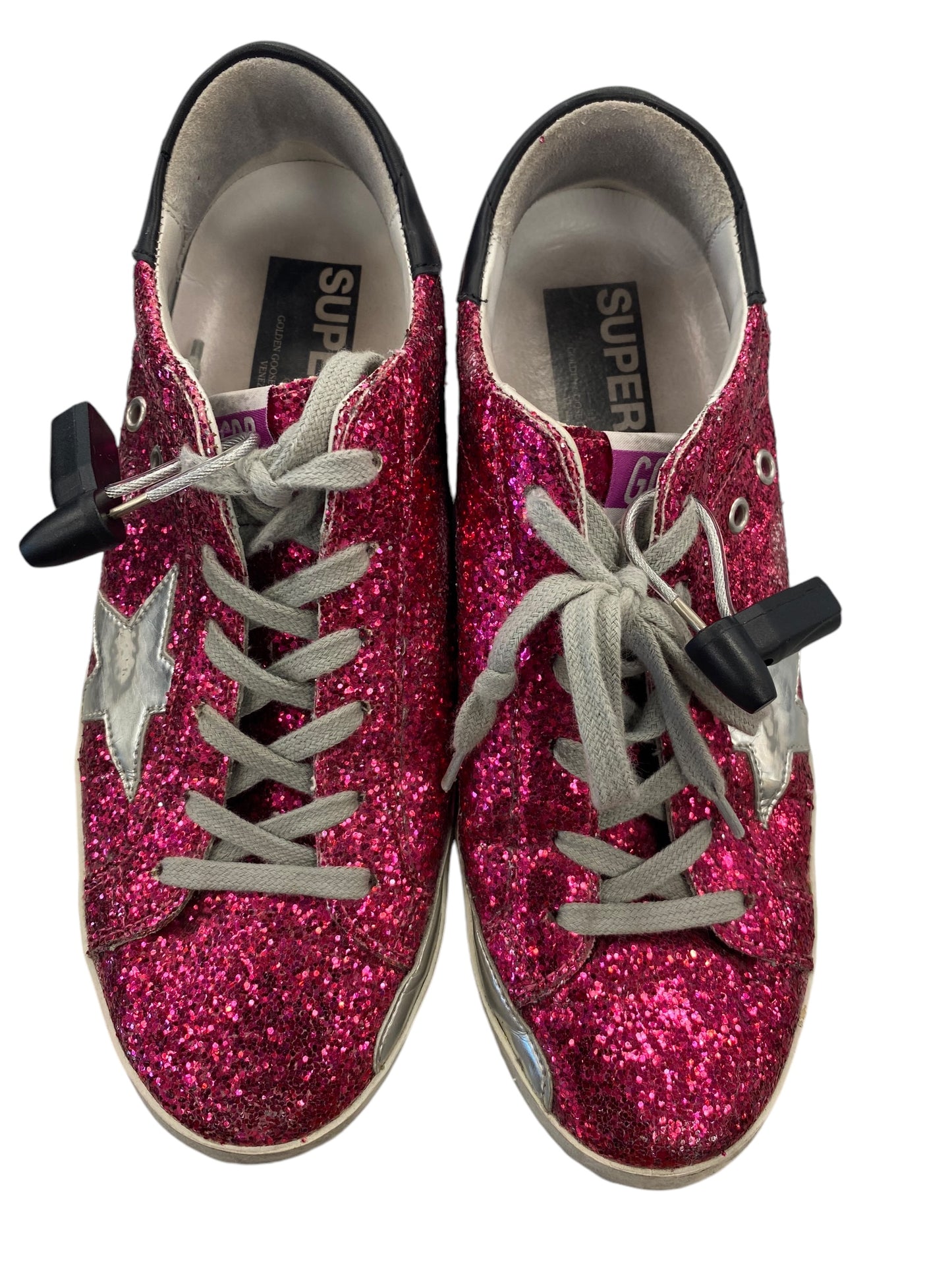 Shoes Luxury Designer By Golden Goose In Pink, Size: 40