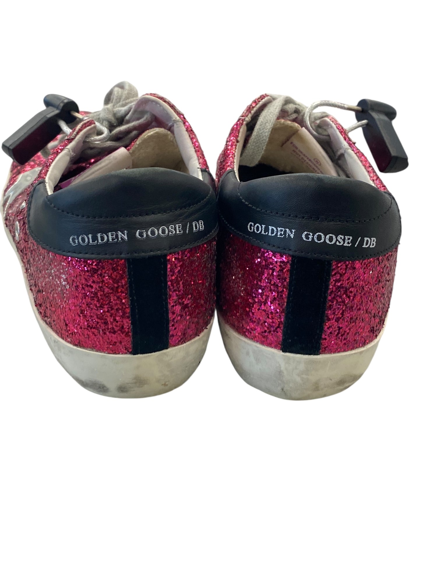 Shoes Luxury Designer By Golden Goose In Pink, Size: 40