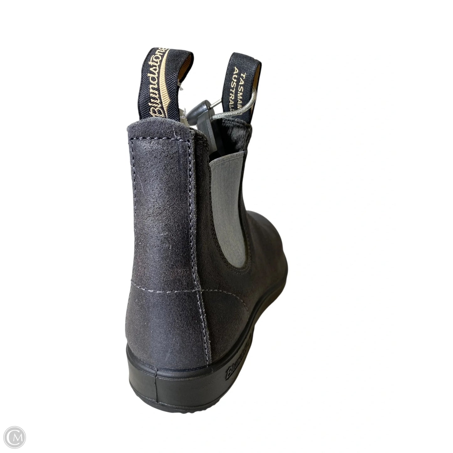 Boots Ankle Heels Designer By Blundstone In Black & Blue, Size: 7