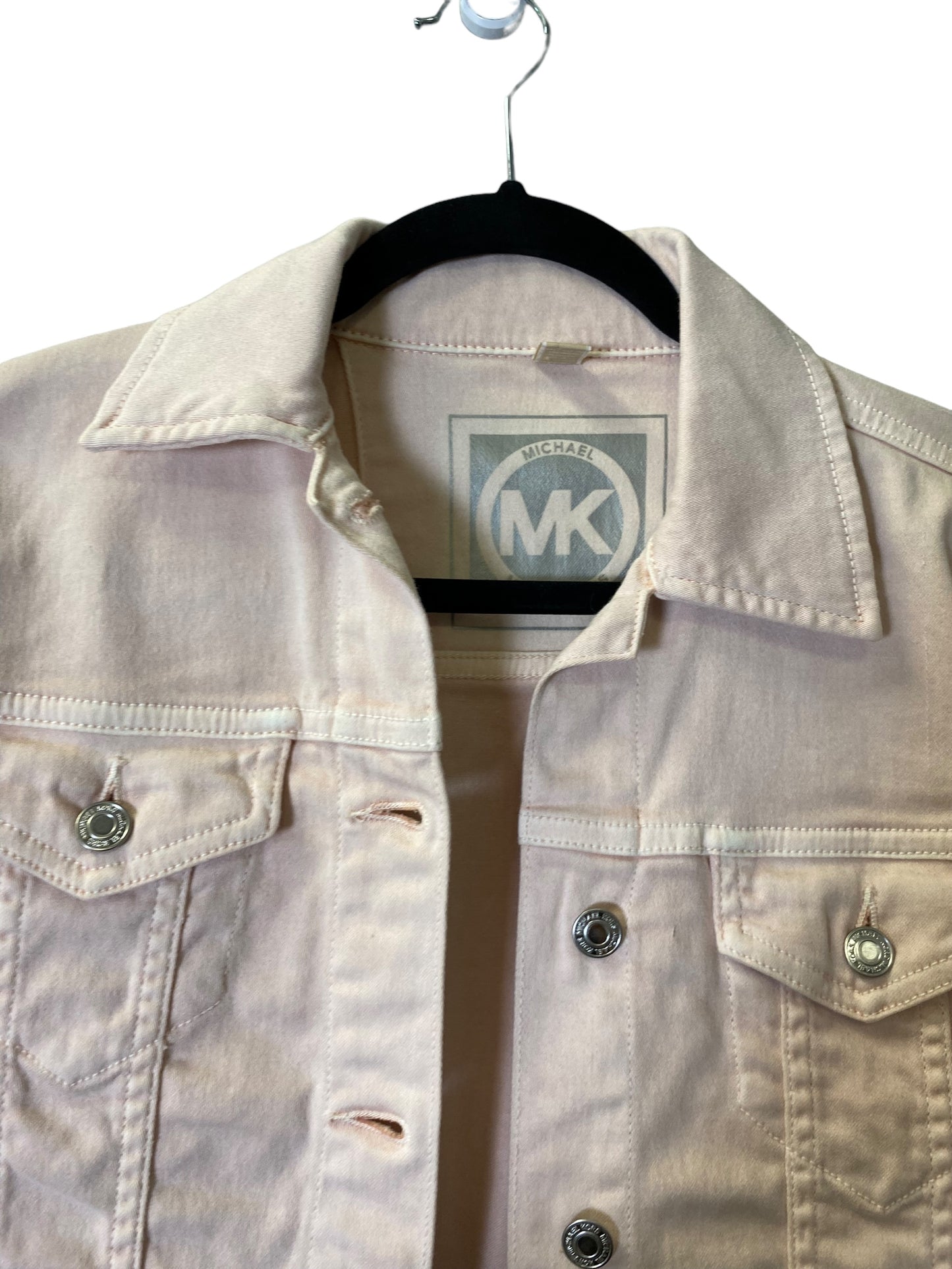 Jacket Denim By Michael By Michael Kors In Pink, Size: S