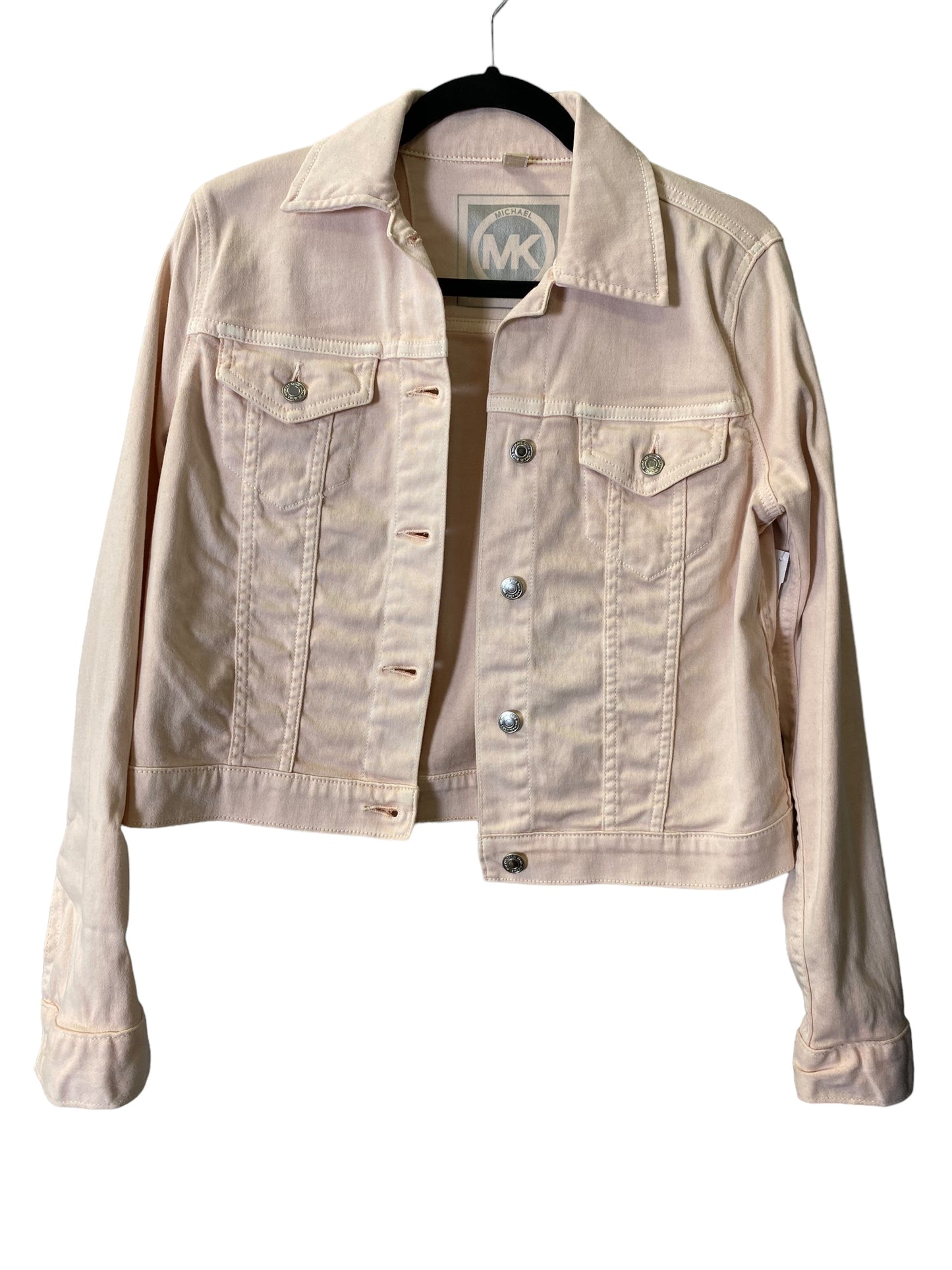 Jacket Denim By Michael By Michael Kors In Pink, Size: S