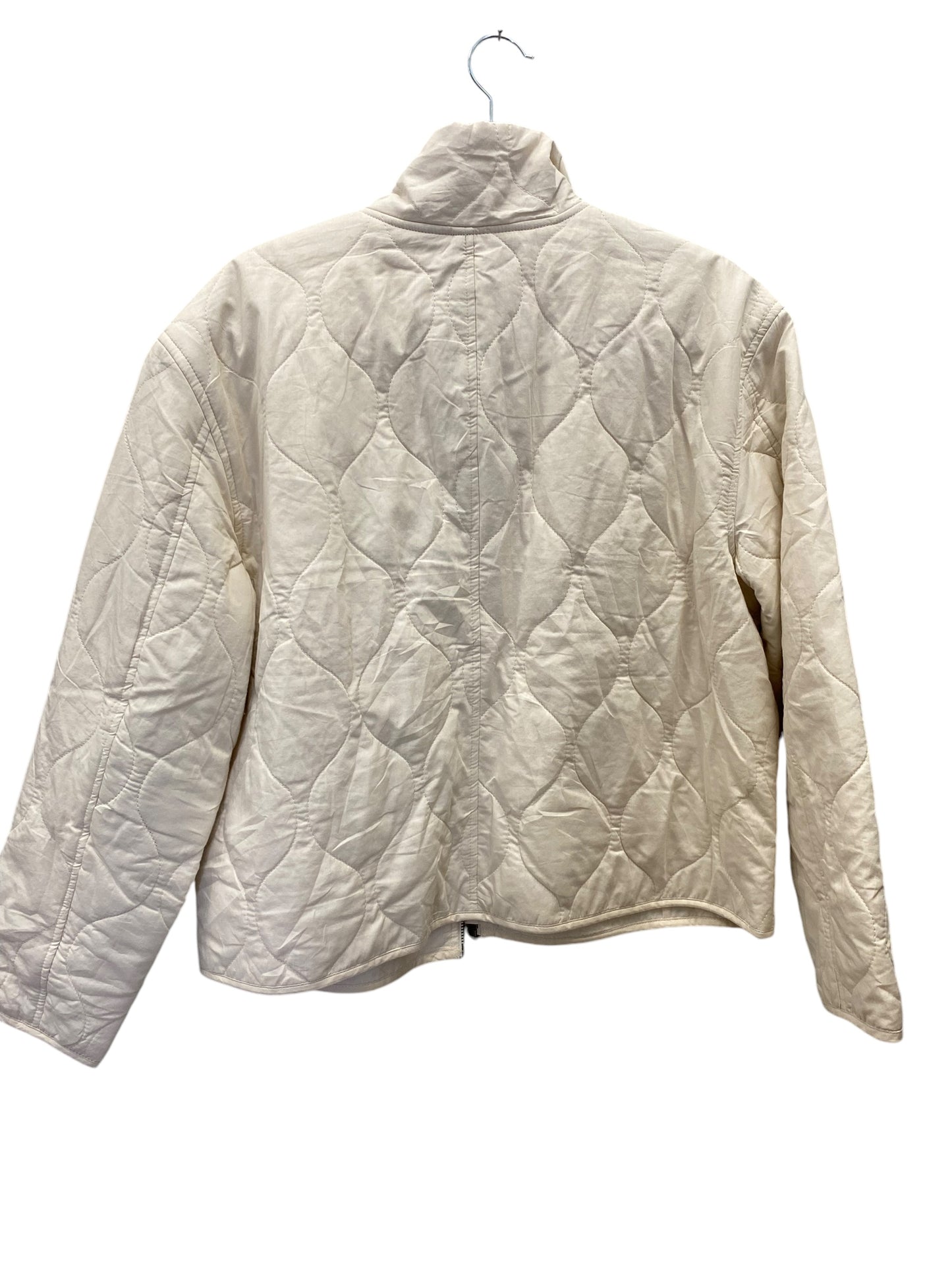 Jacket Puffer & Quilted By Lucky Brand In White, Size: L