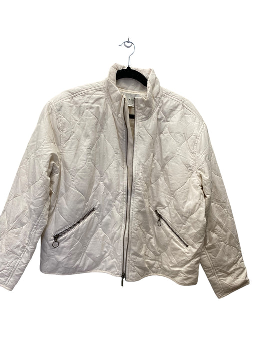 Jacket Puffer & Quilted By Lucky Brand In White, Size: L