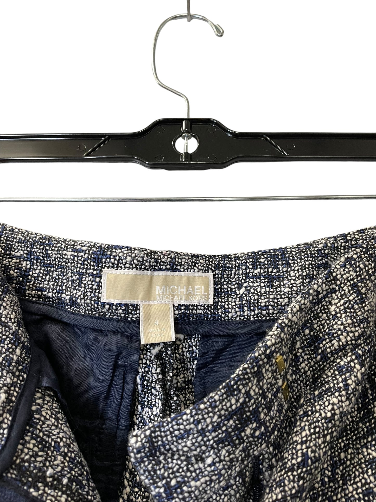 Pants Cropped By Michael Kors In Blue, Size: 4