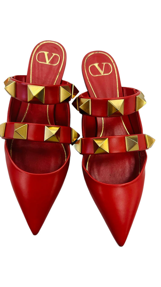 Shoes Luxury Designer By Valentino-garavani In Red, Size: 7.5