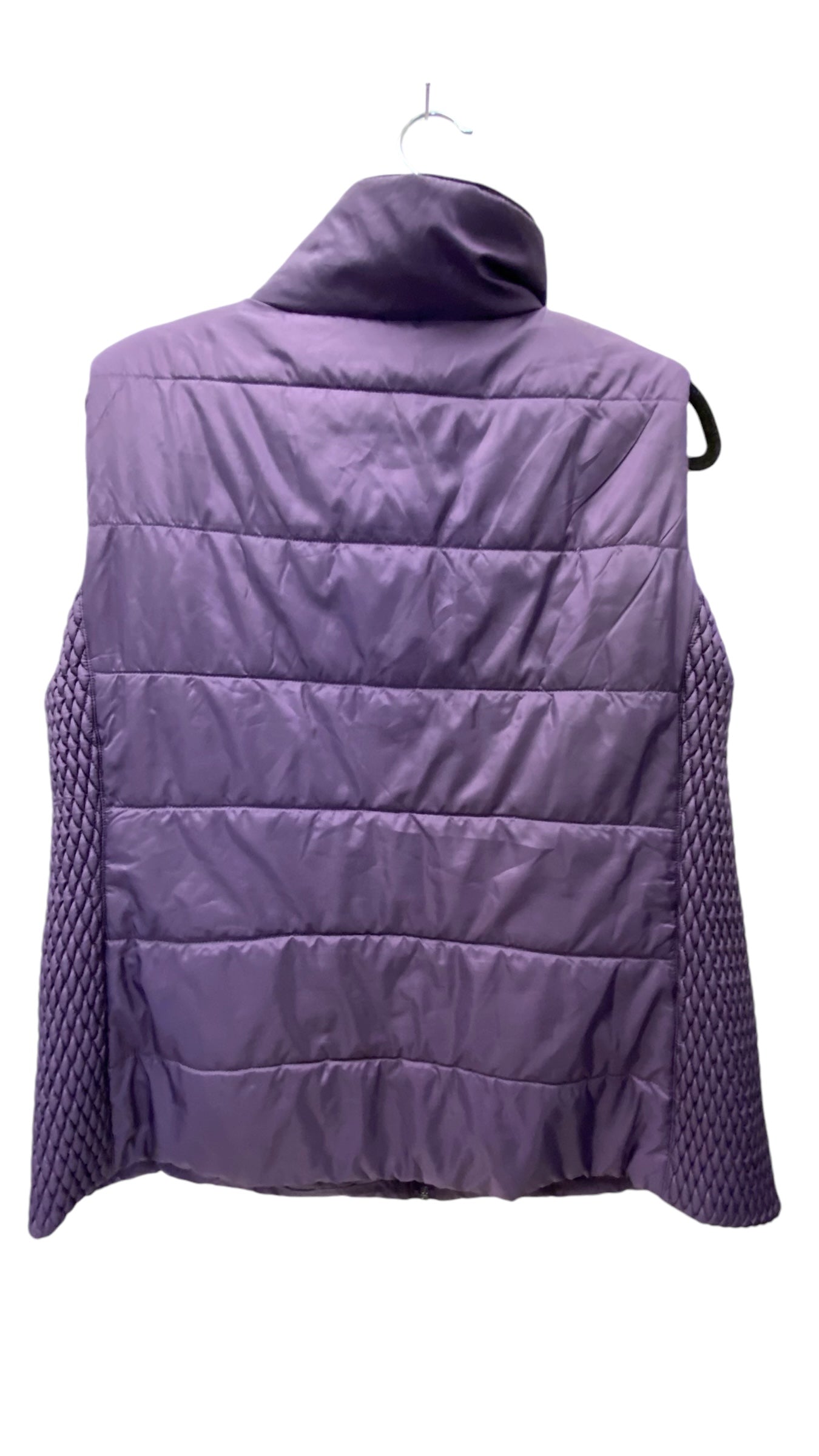 Vest Puffer & Quilted By Liz Claiborne In Purple, Size: Xl