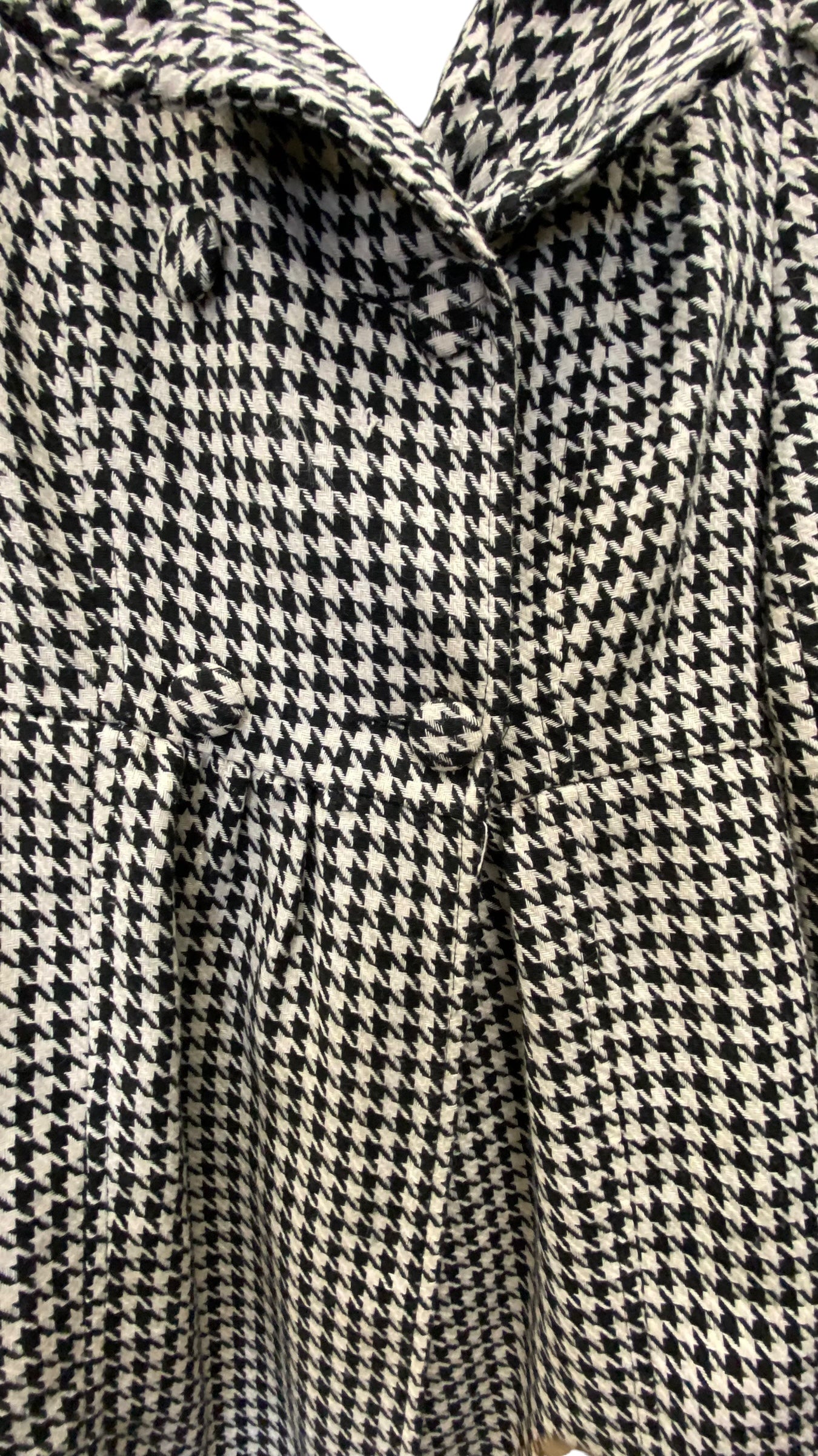 Coat Peacoat By Tulle In Plaid Pattern, Size: Xs