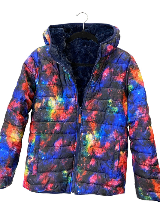 Jacket Puffer & Quilted By Clothes Mentor In Multi-colored, Size: M