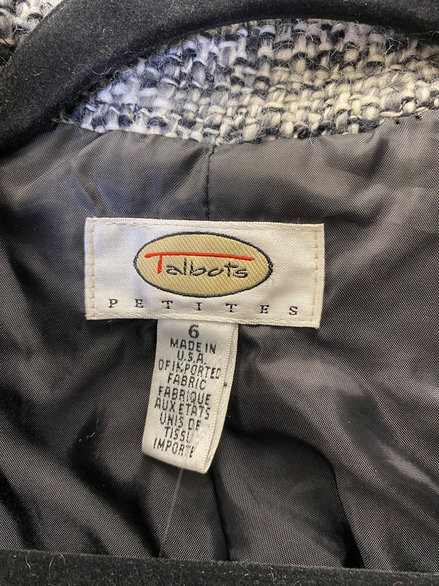 Jacket Other By Talbots In Grey, Size: S