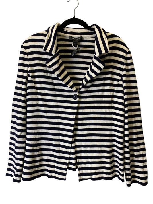 Blazer By St. John In Striped Pattern, Size: Xl