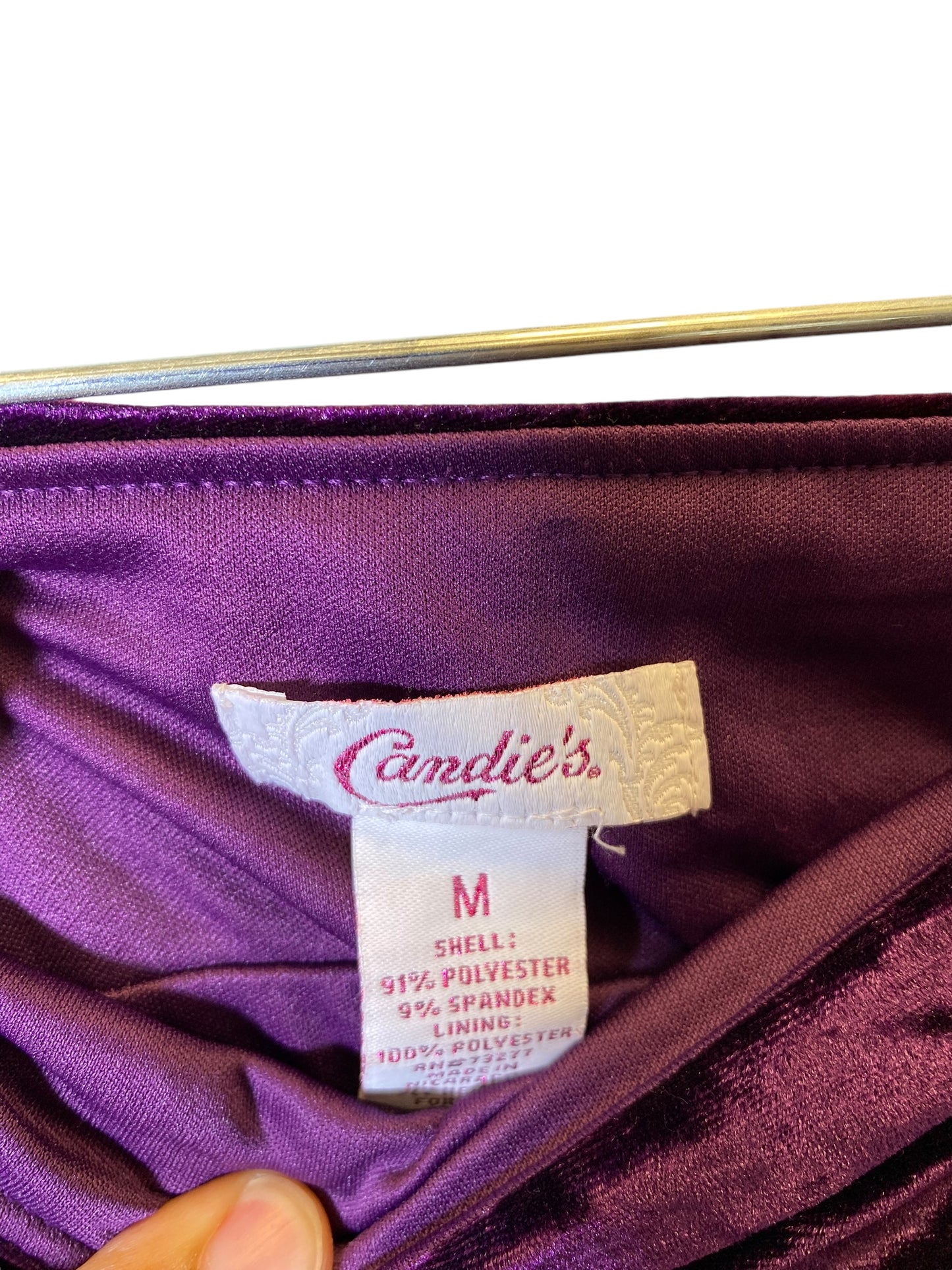 Skirt Mini & Short By Candies In Purple, Size: 8