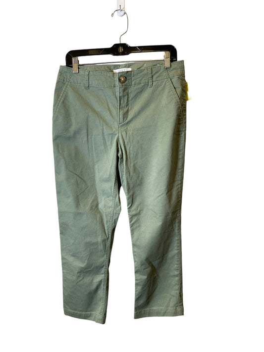 Pants Cropped By Loft In Green, Size: 8