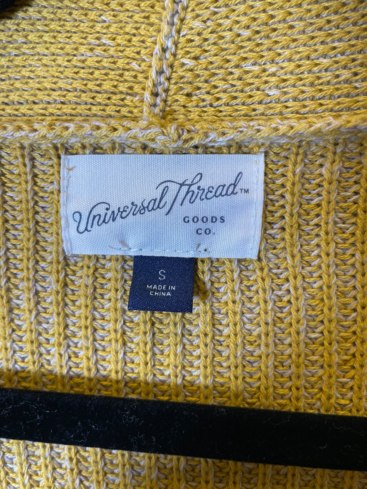 Cardigan By Universal Thread In Yellow, Size: S