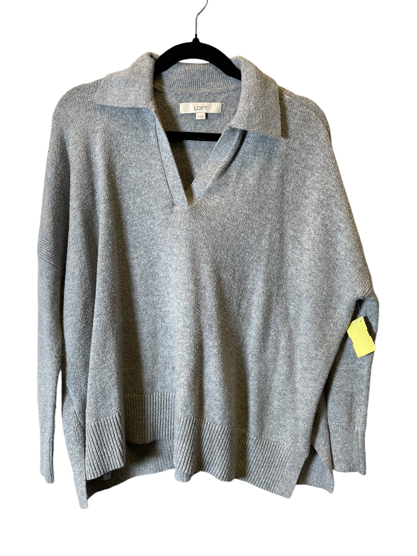 Sweater By Loft In Grey, Size: Xs