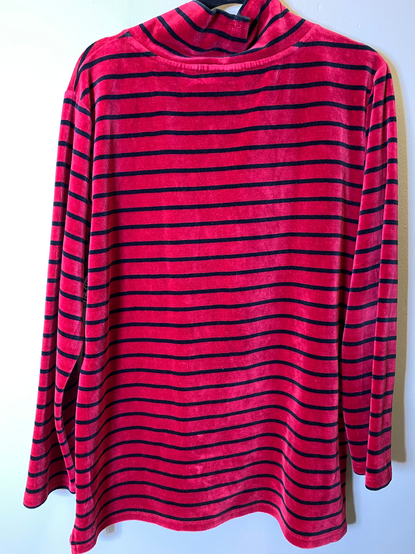 Sweater By Karen Scott In Striped Pattern, Size: L