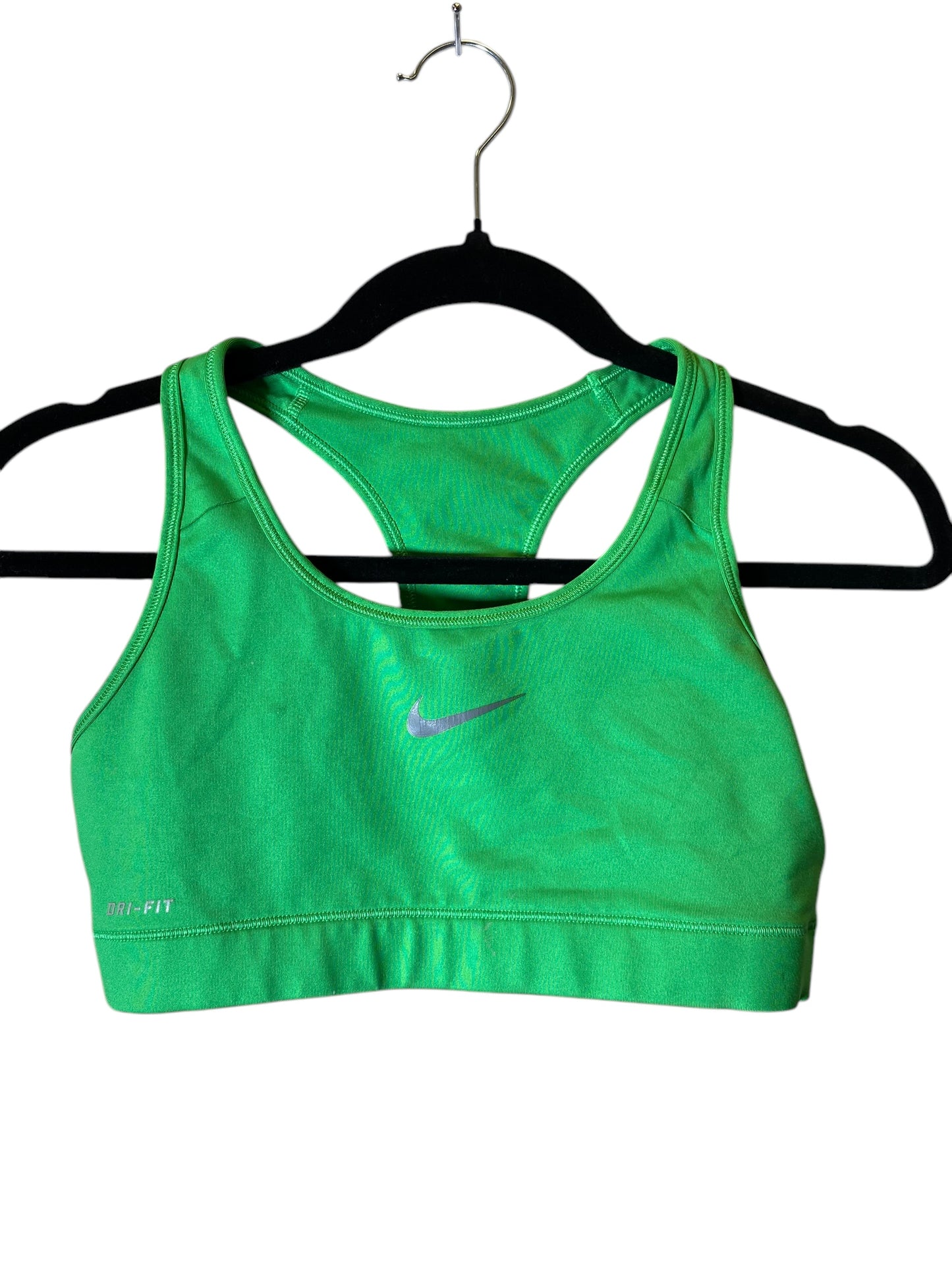 Athletic Bra By Nike In Green, Size: M