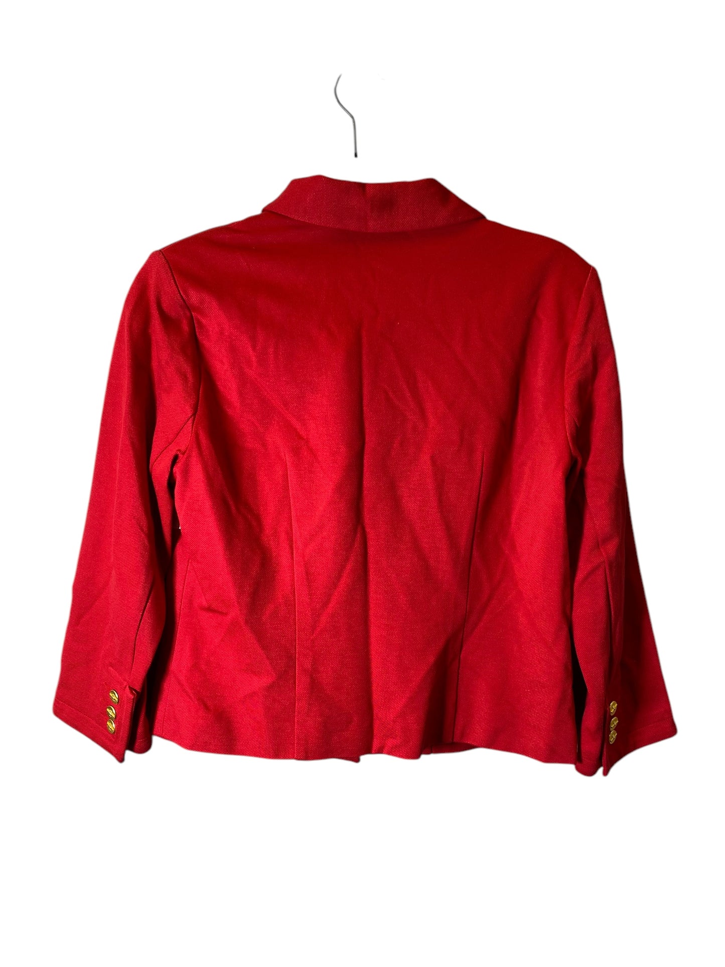 Blazer By Clothes Mentor In Red, Size: S