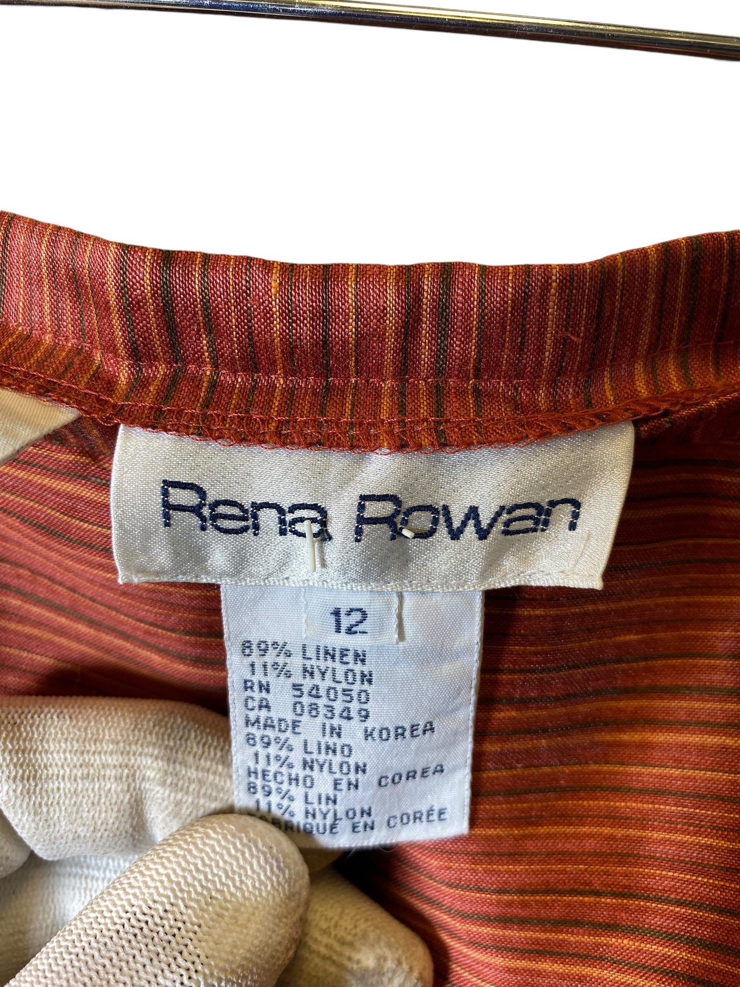 Pants Cropped By Rena Rowan In Striped Pattern, Size: 12