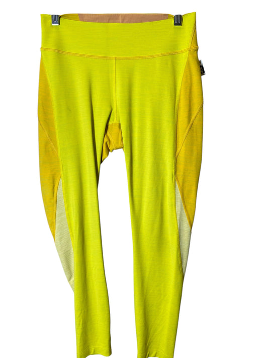 Athletic Leggings By Outdoor Voices In Yellow, Size: M