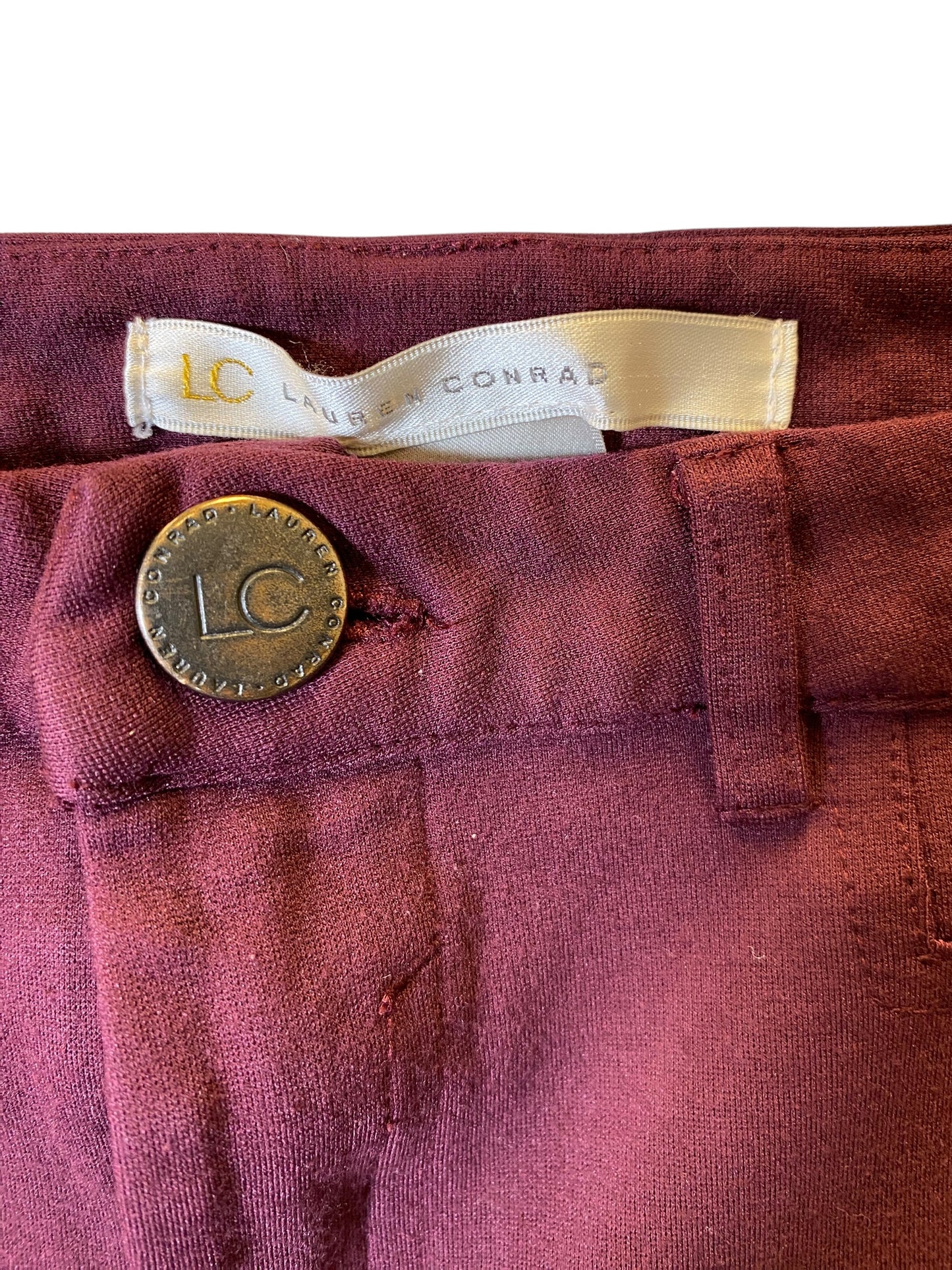 Pants Other By Lc Lauren Conrad In Maroon, Size: 10