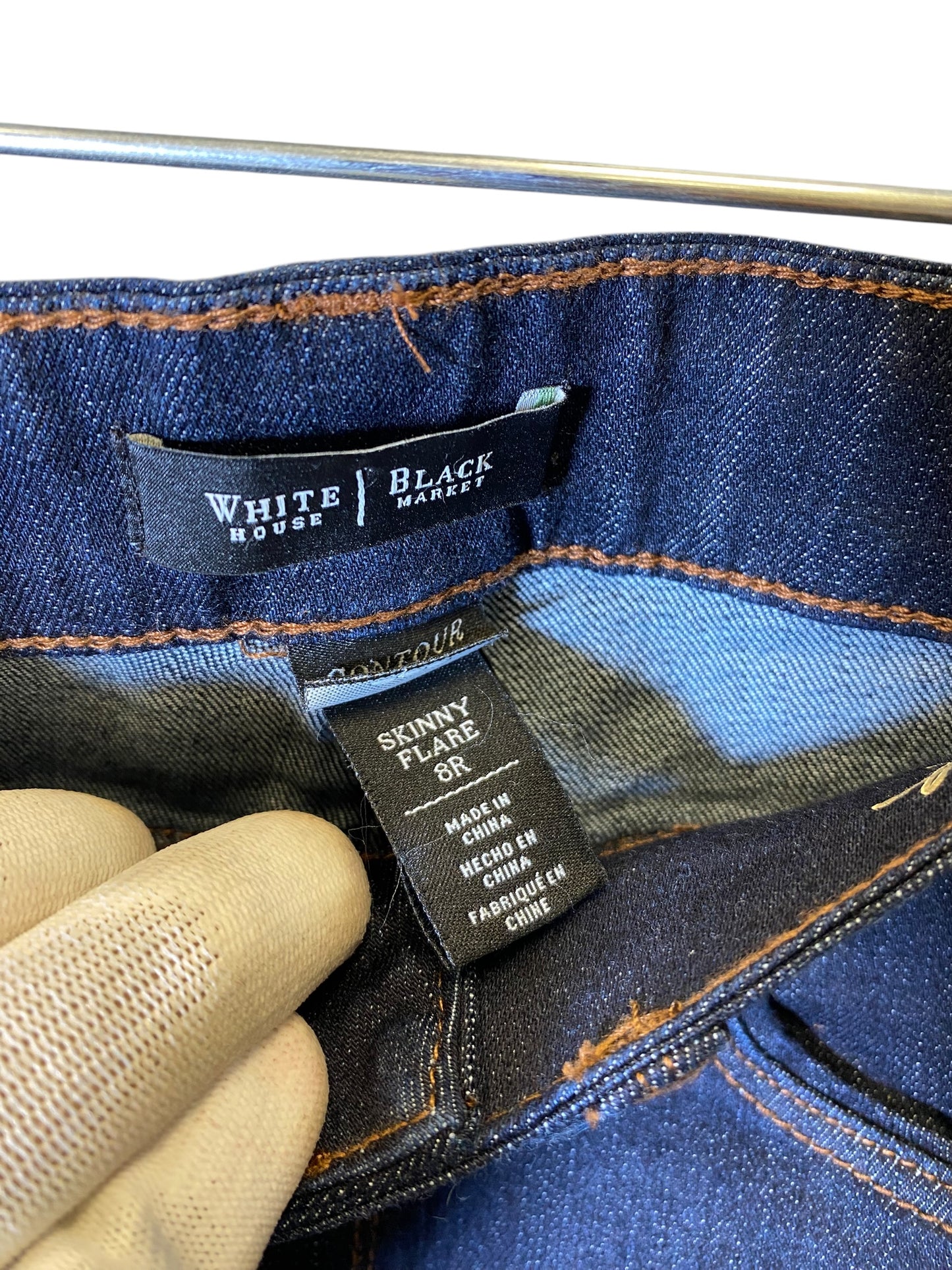 Jeans Flared By White House Black Market In Blue, Size: 8