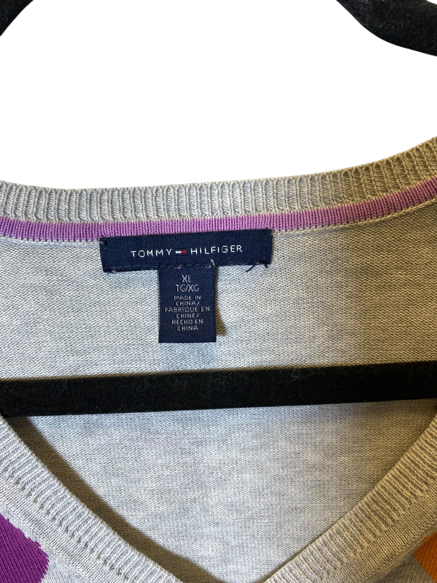 Sweater By Tommy Hilfiger In Multi-colored, Size: Xl