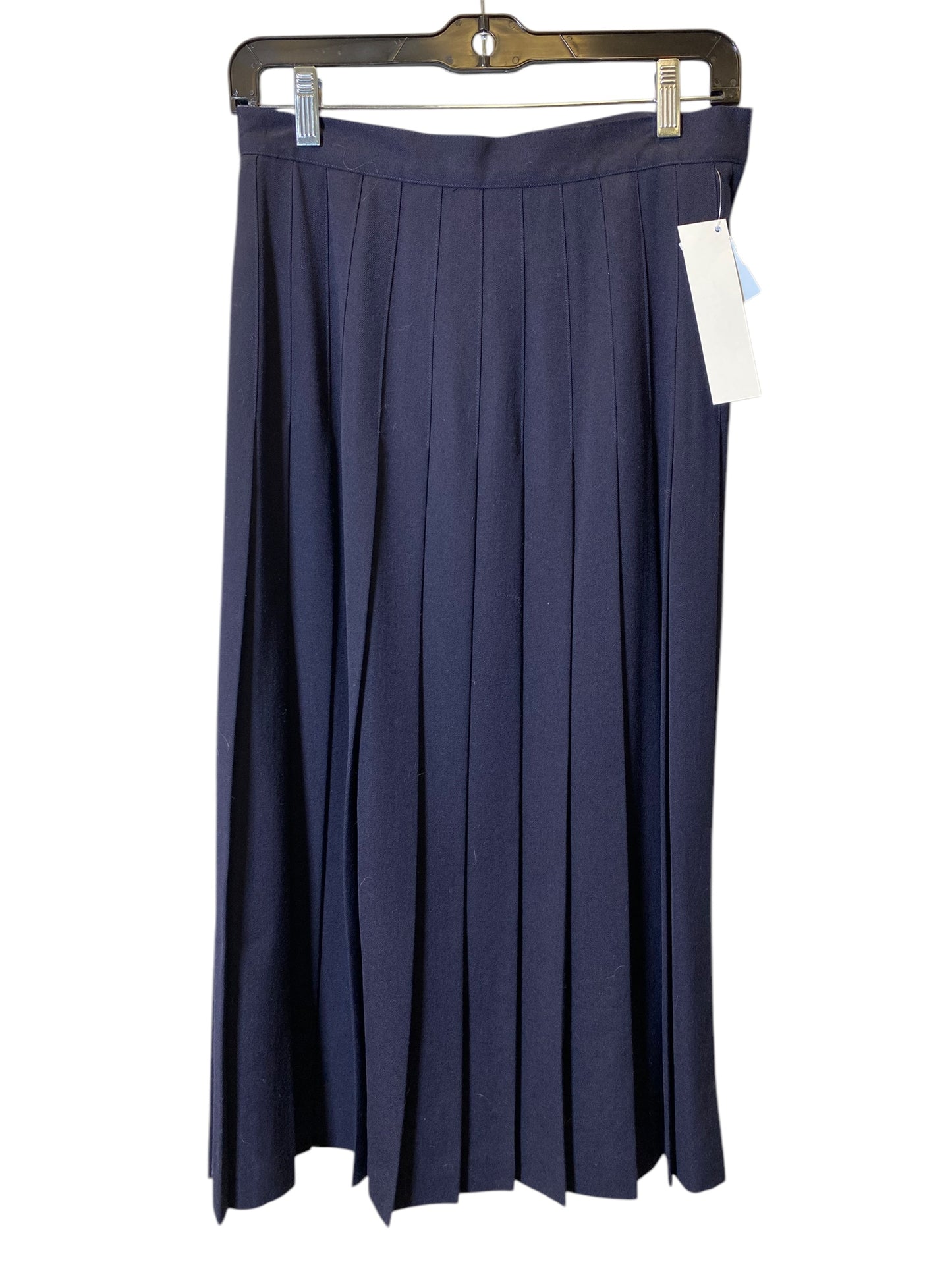 Skirt Midi By Clothes Mentor In Navy, Size: 8