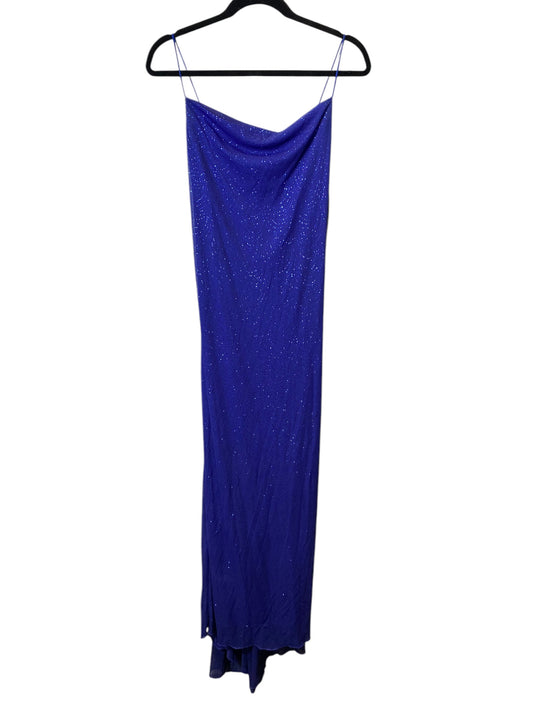 Dress Party Long By Clothes Mentor In Blue, Size: 6