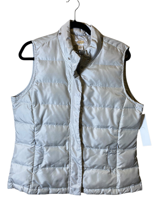 Vest Puffer & Quilted By Talbots In Grey, Size: M