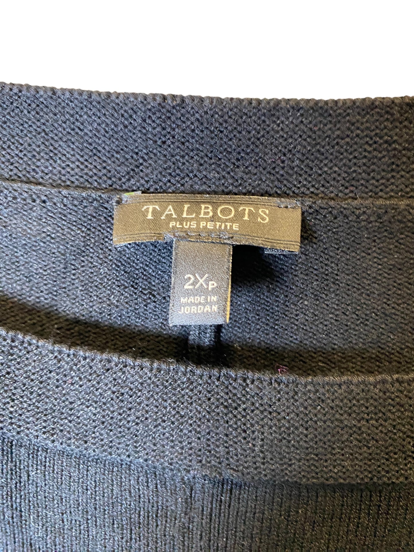 Sweater By Talbots In Striped Pattern, Size: 2x