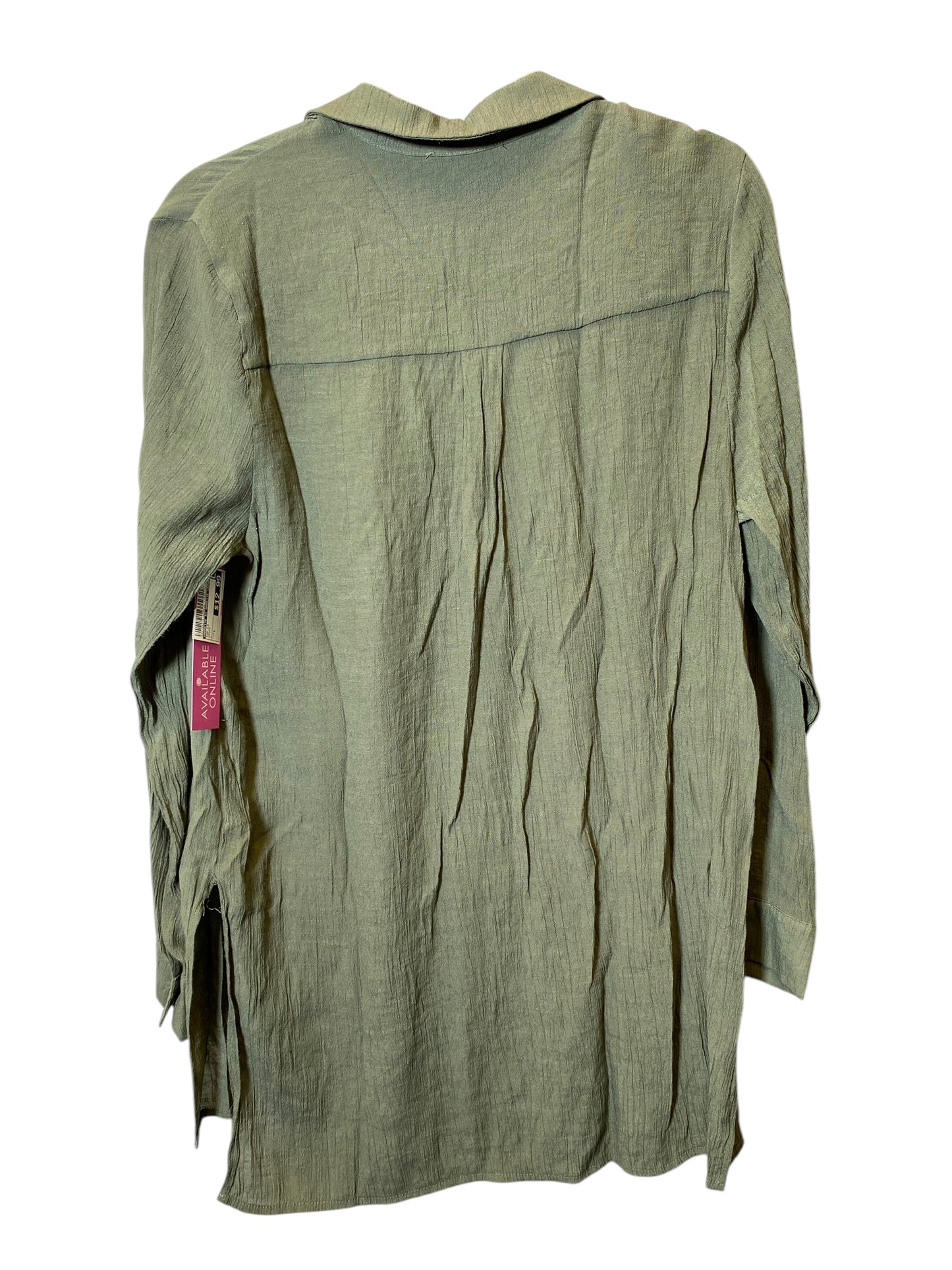 Top Long Sleeve By Nanette By Nanette Lepore In Green, Size: L