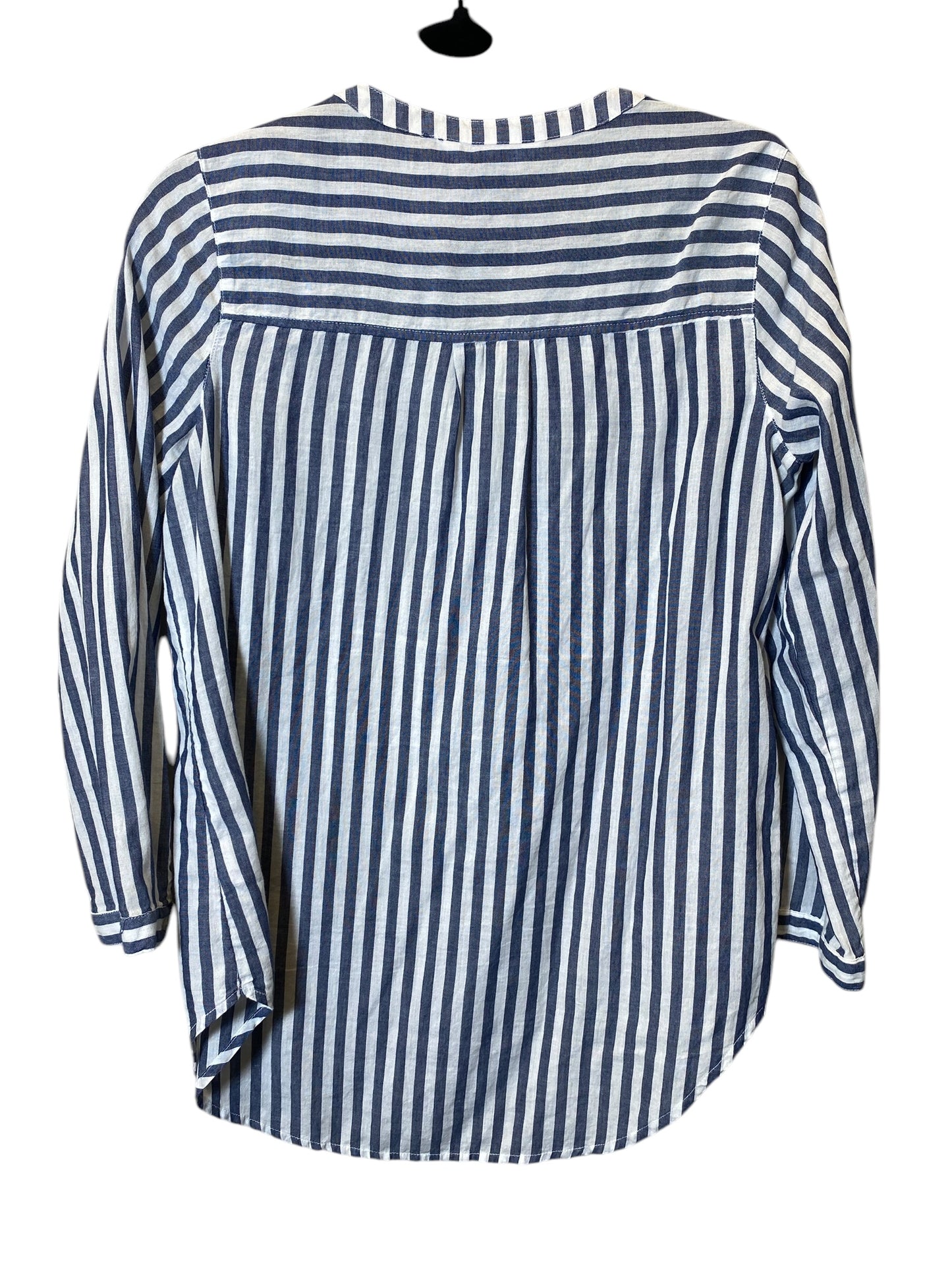 Tunic 3/4 Sleeve By Old Navy In Striped Pattern, Size: M