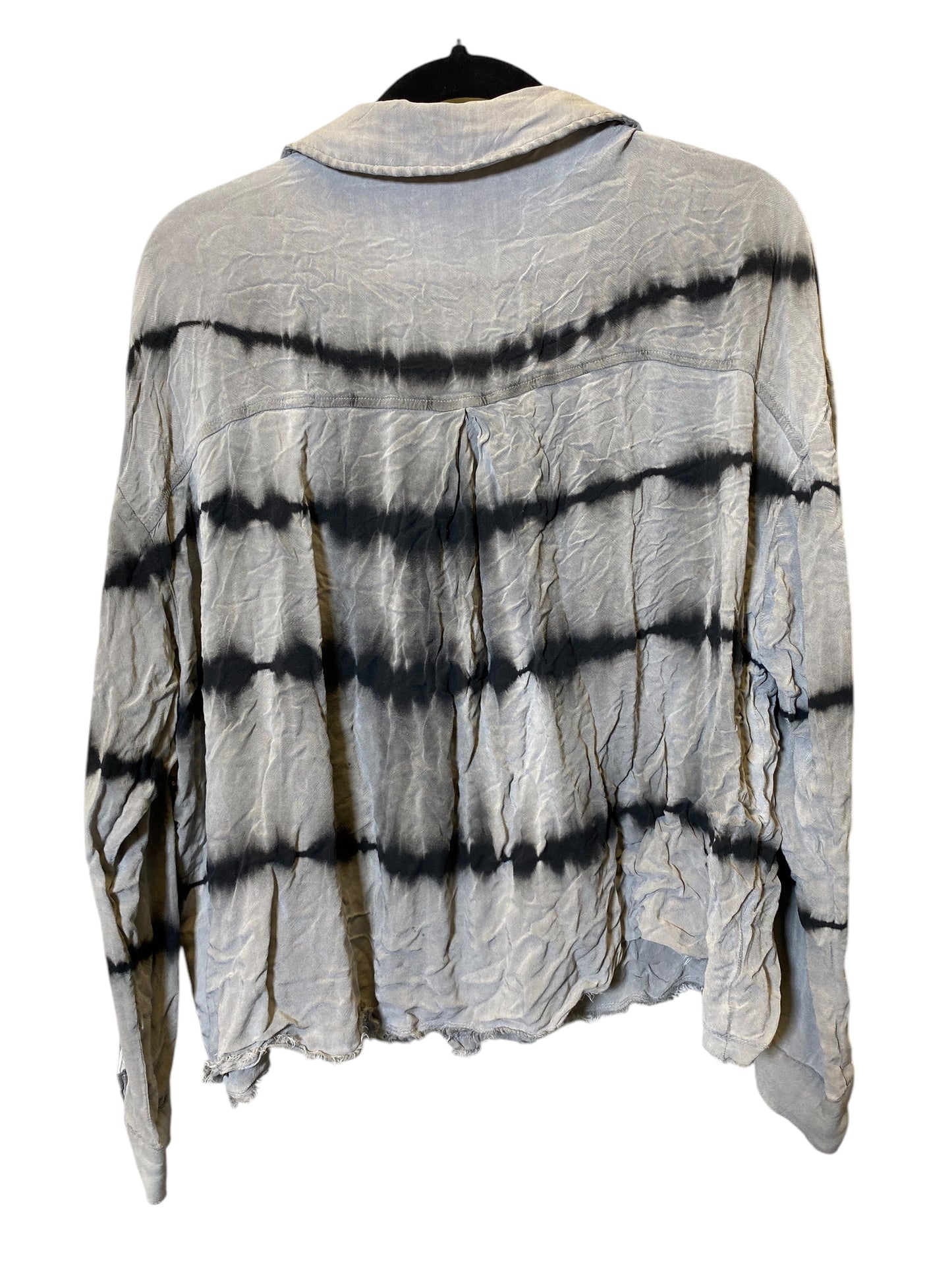 Blouse Long Sleeve By Ee Some In Tie Dye Print, Size: M