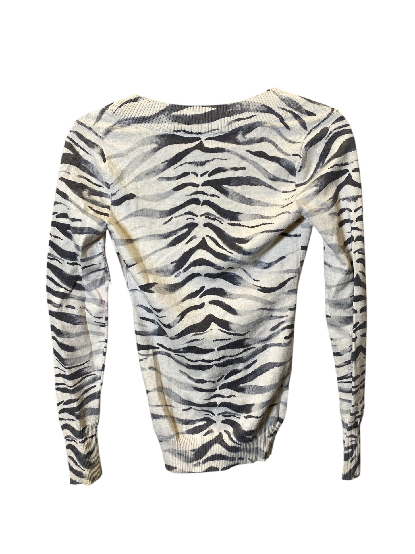 Sweater By Express In Animal Print, Size: Xs