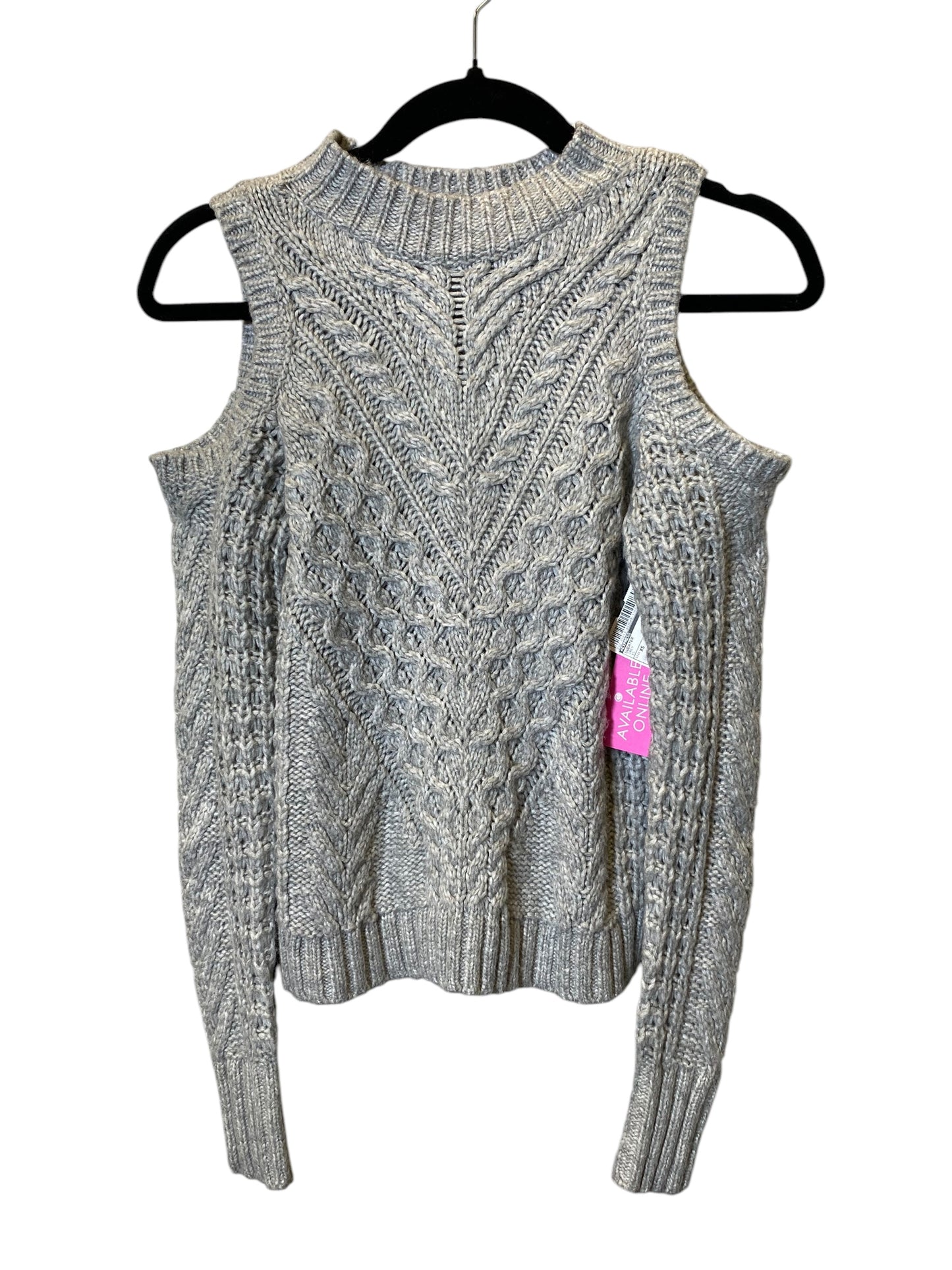 Sweater By Express In Grey, Size: Xs