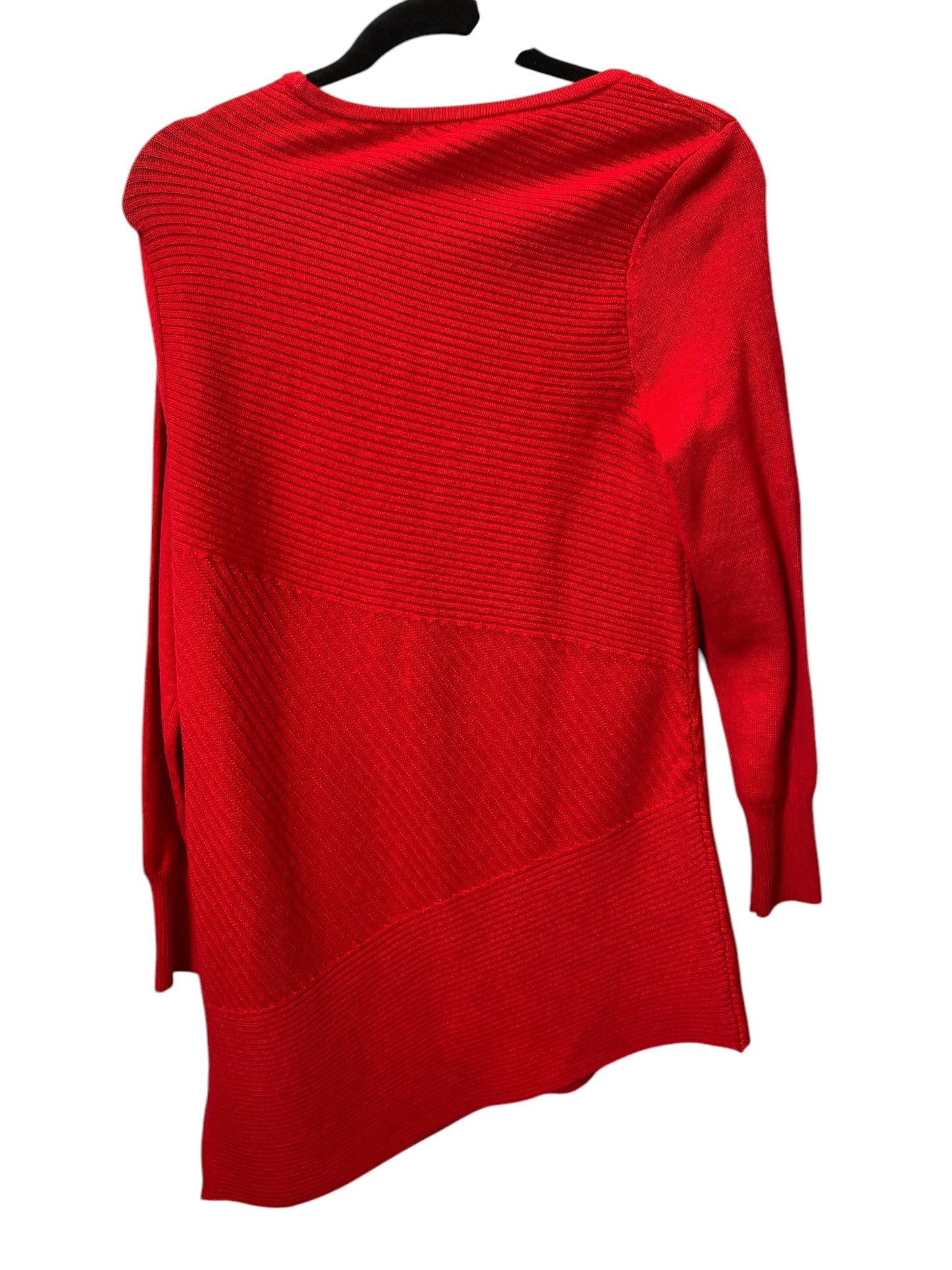 Sweater By Chicos In Red, Size: S