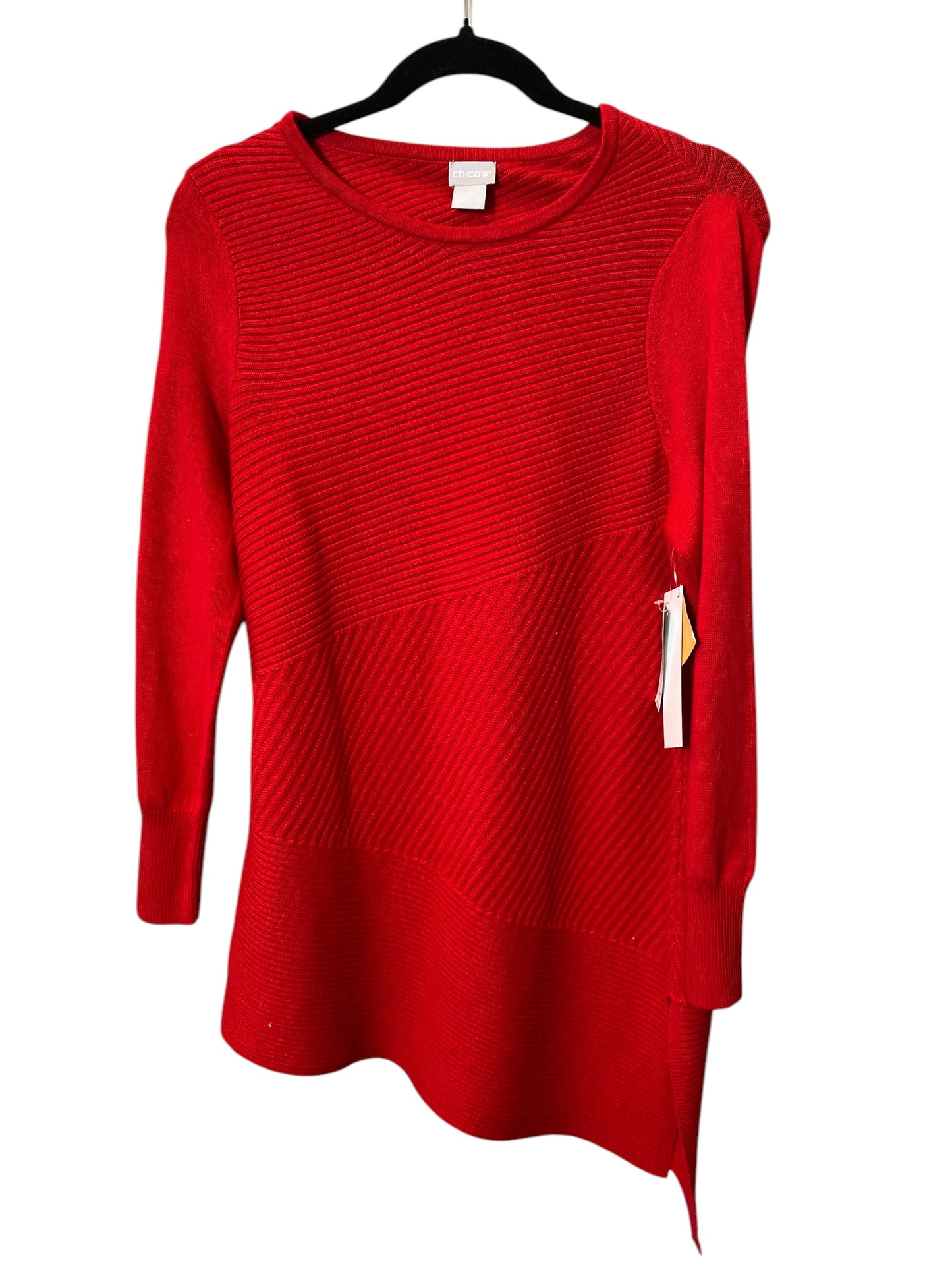 Sweater By Chicos In Red, Size: S