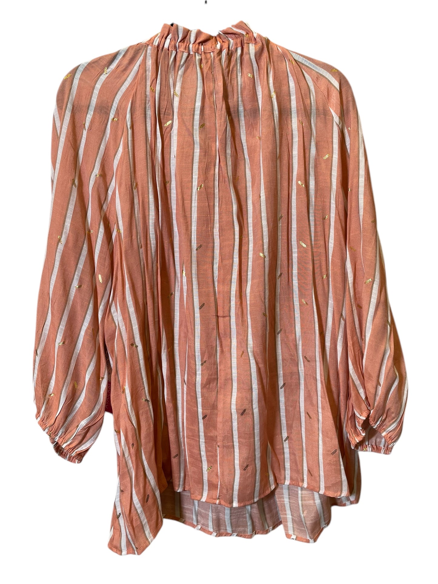 Top 3/4 Sleeve By Harve Bernard In Striped Pattern, Size: 3x