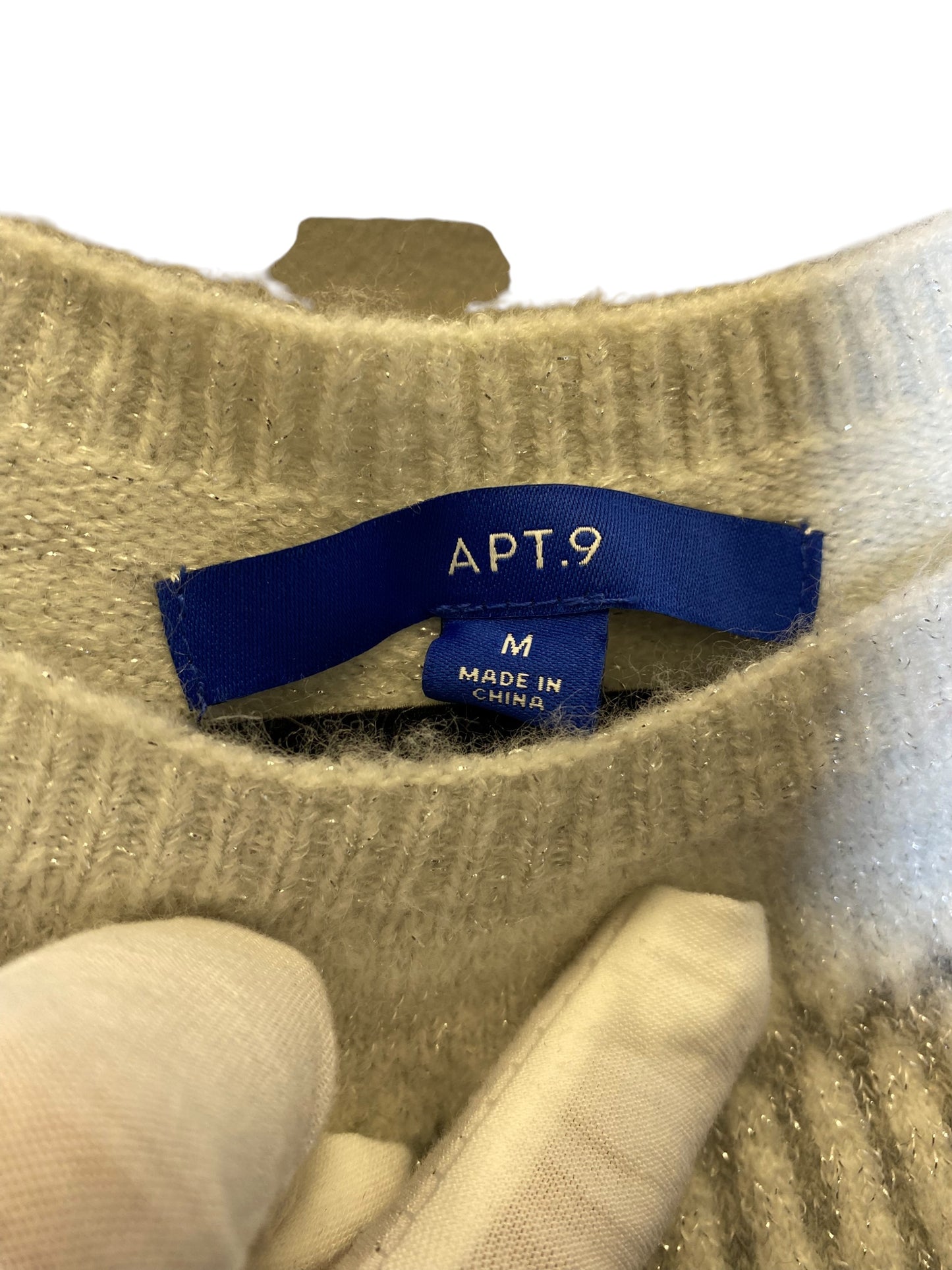 Sweater By Apt 9 In Multi-colored, Size: M