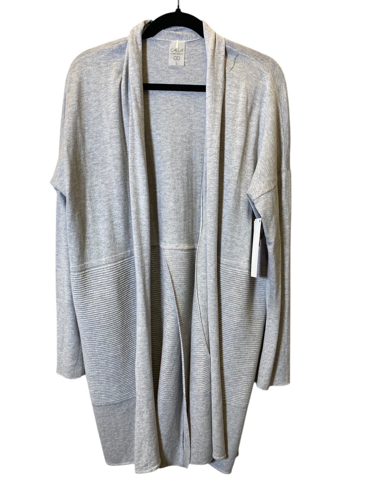 Cardigan By Calia In Grey, Size: L