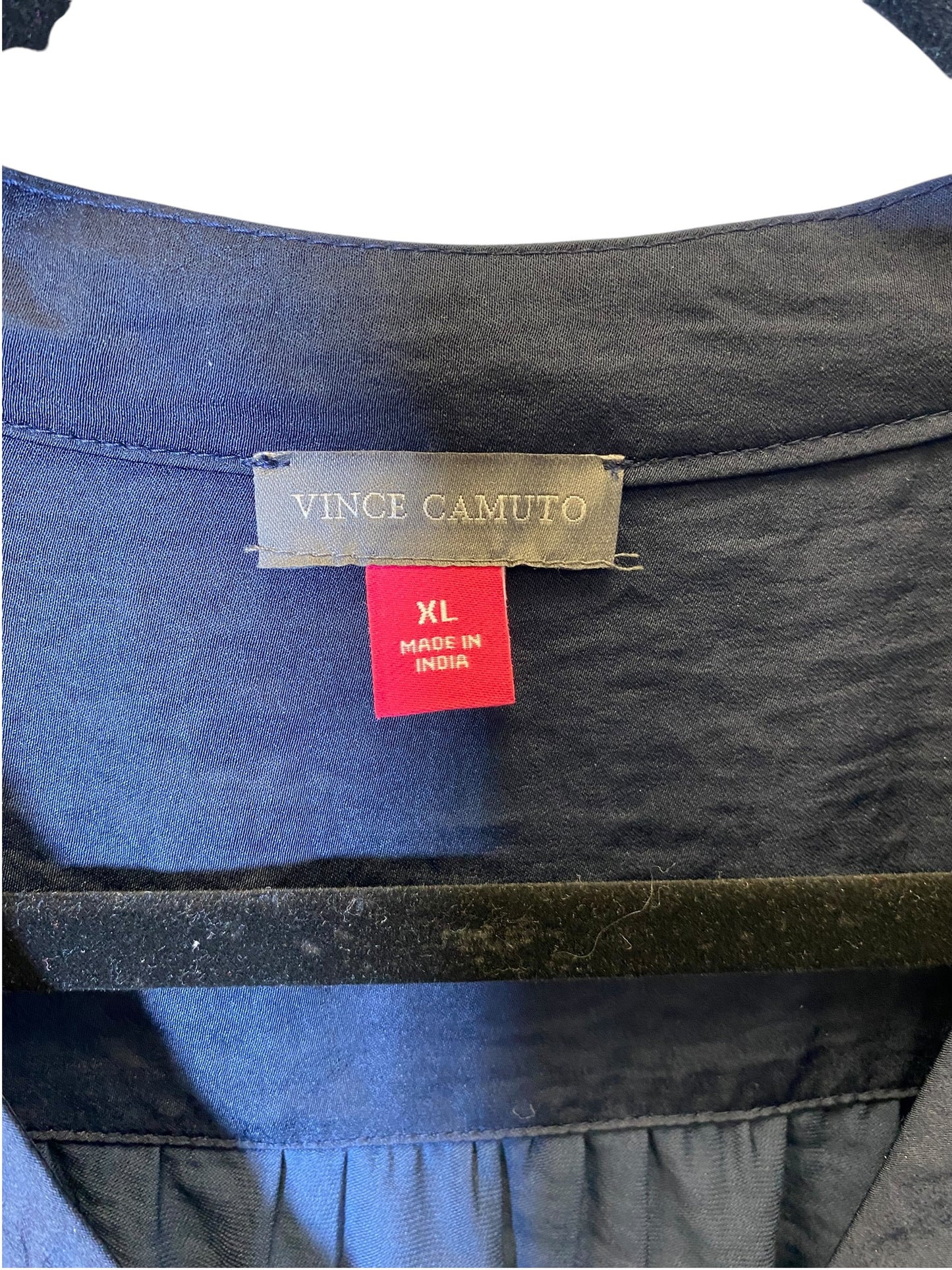 Top 3/4 Sleeve By Vince Camuto In Navy, Size: Xl