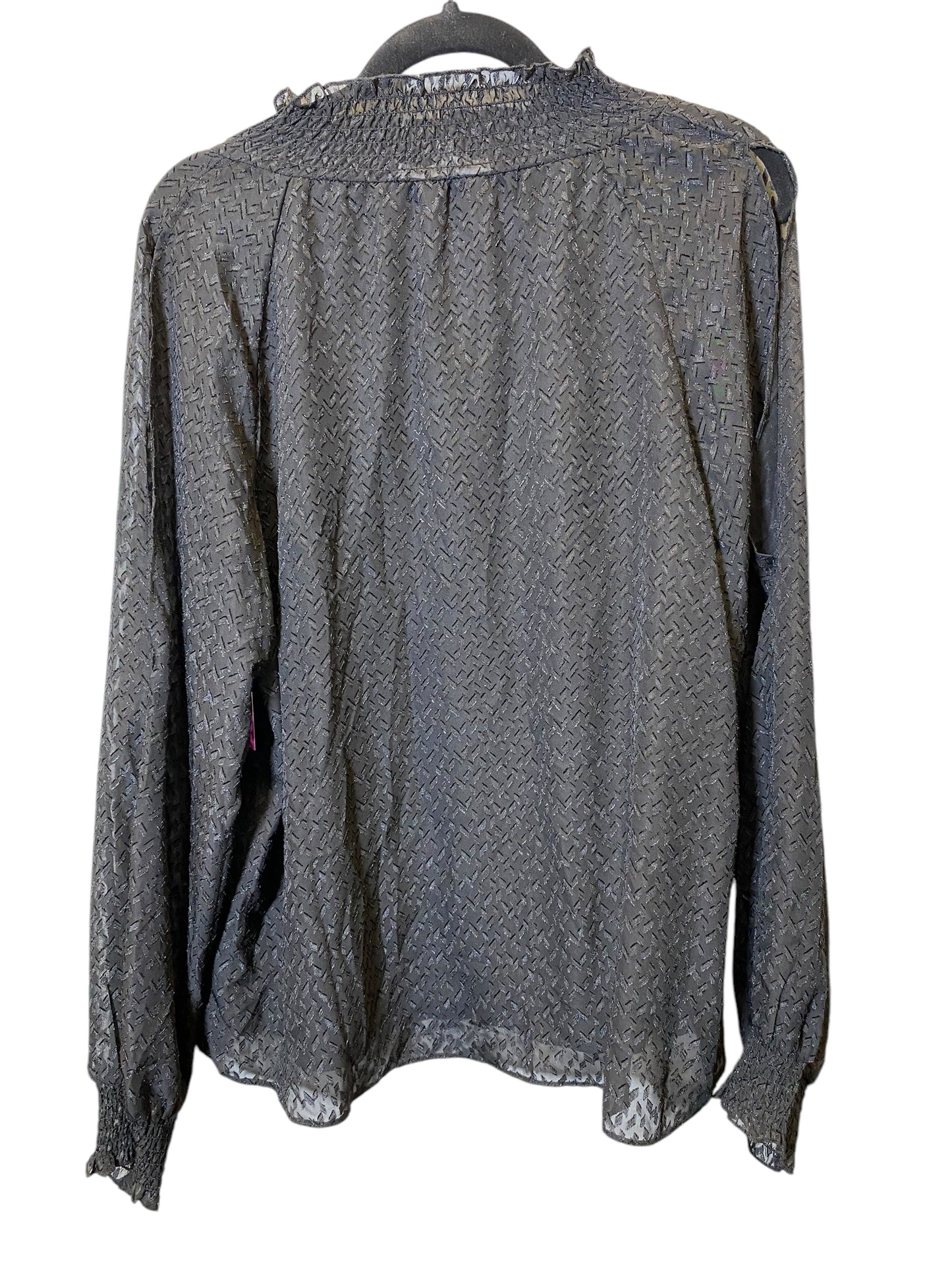 Top Long Sleeve By Rose And Olive In Black, Size: L