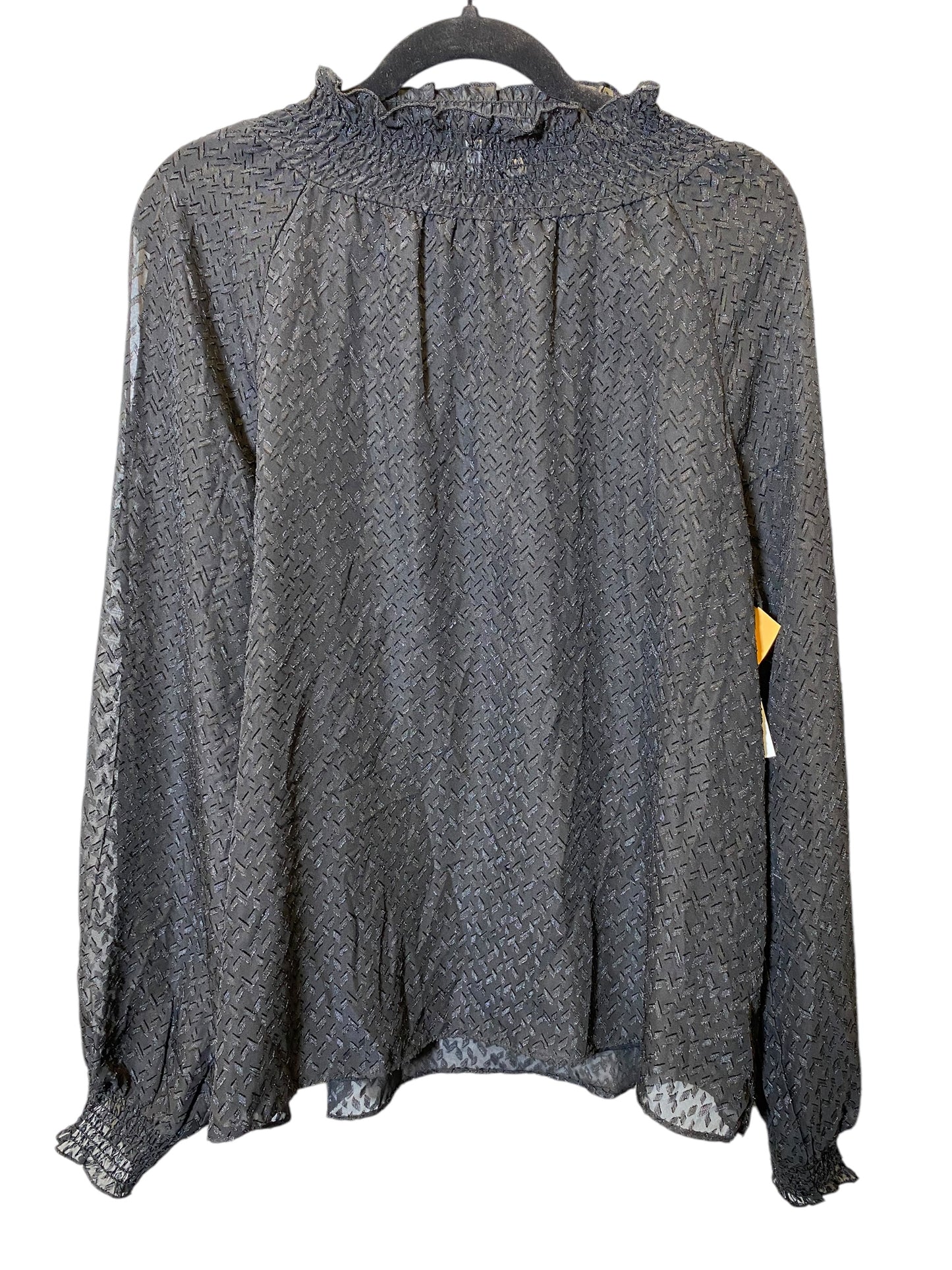 Top Long Sleeve By Rose And Olive In Black, Size: L