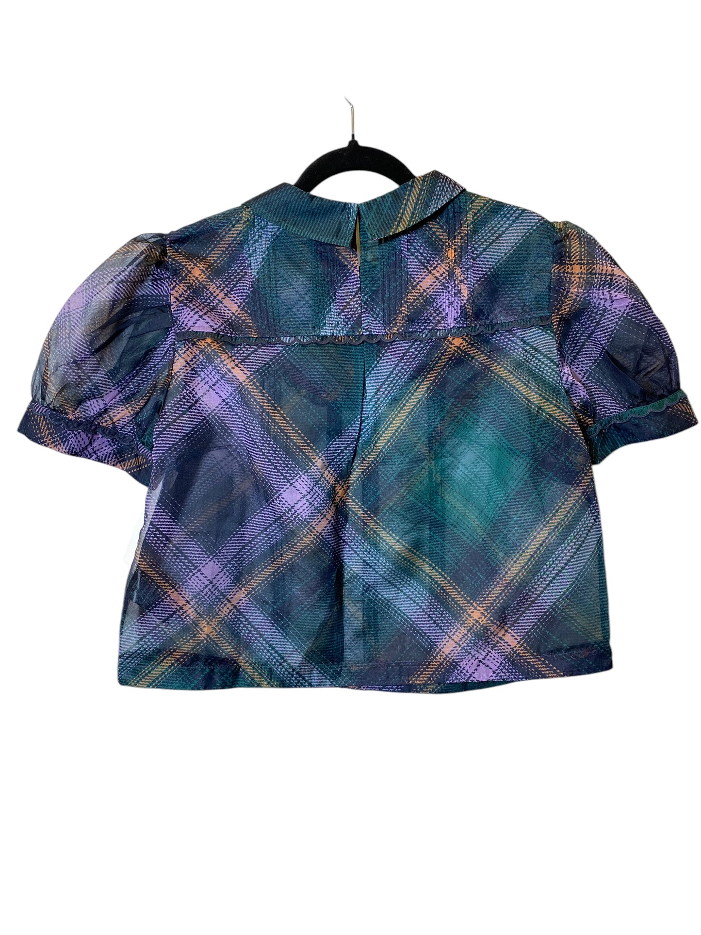 Top Short Sleeve By Maeve In Multi-colored, Size: L