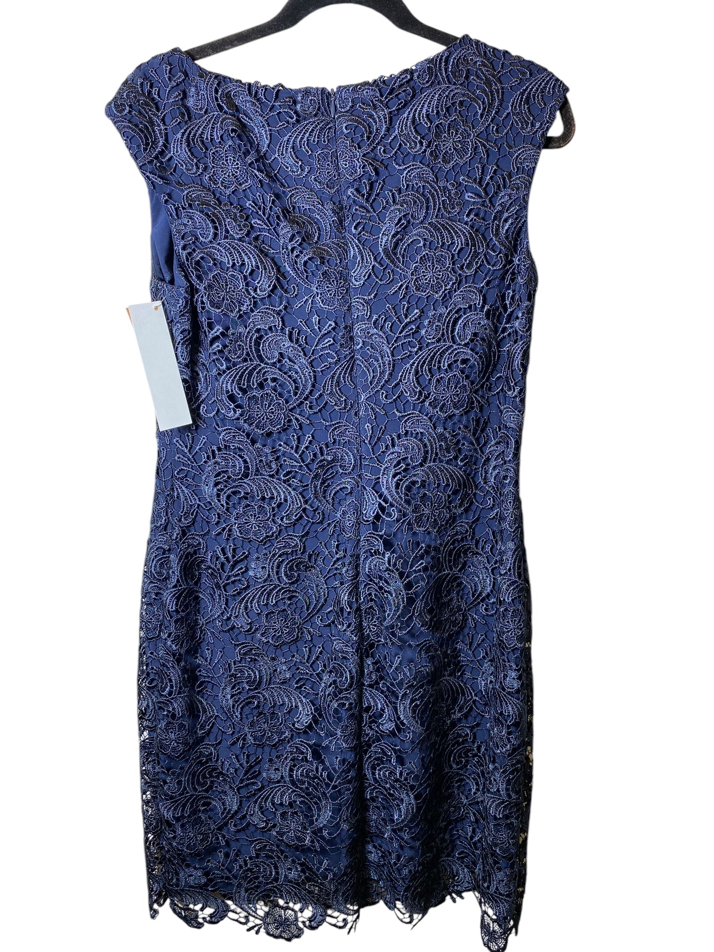 Dress Party Midi By Lauren By Ralph Lauren In Navy, Size: 10