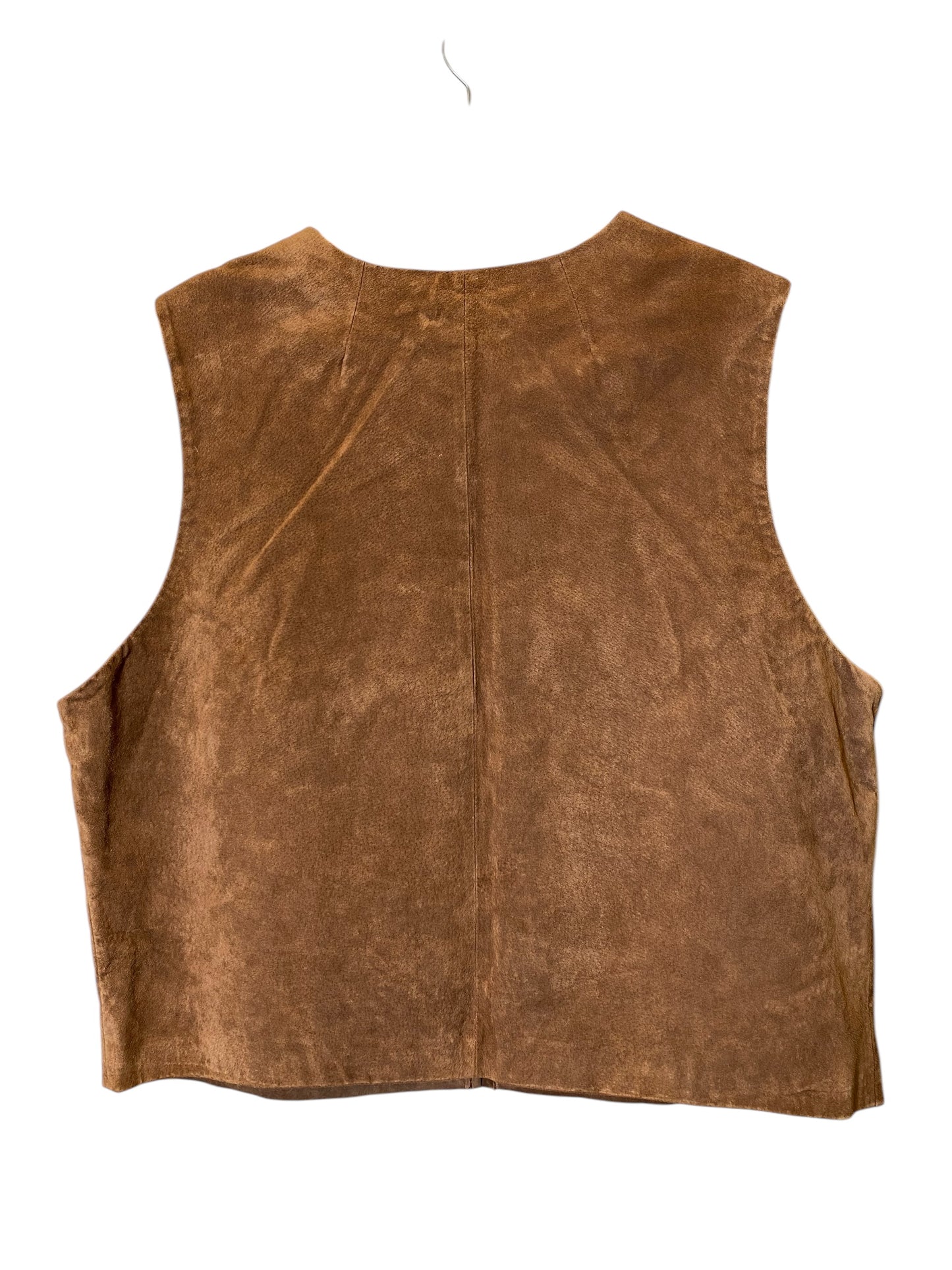 Vest Other By Clothes Mentor In Brown, Size: Xl