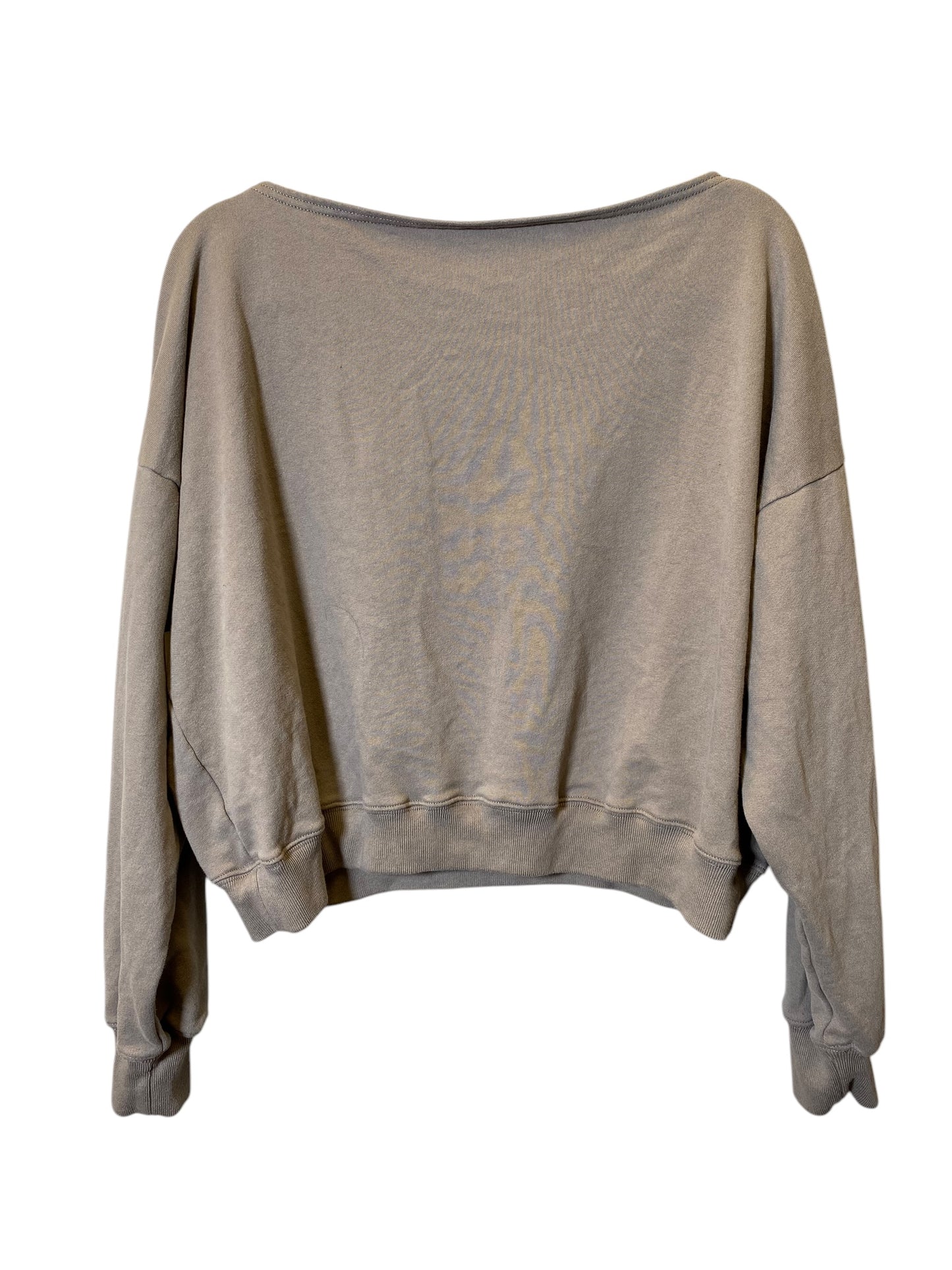 Top Long Sleeve By Hollister In Brown, Size: M