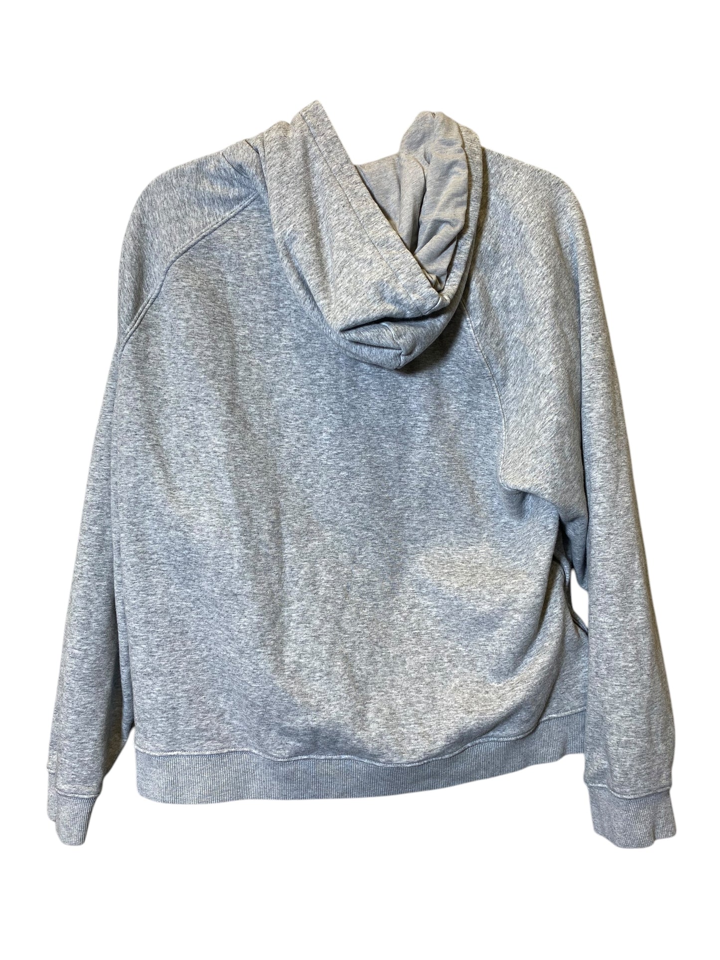 Sweatshirt Hoodie By Fabletics In Grey, Size: M