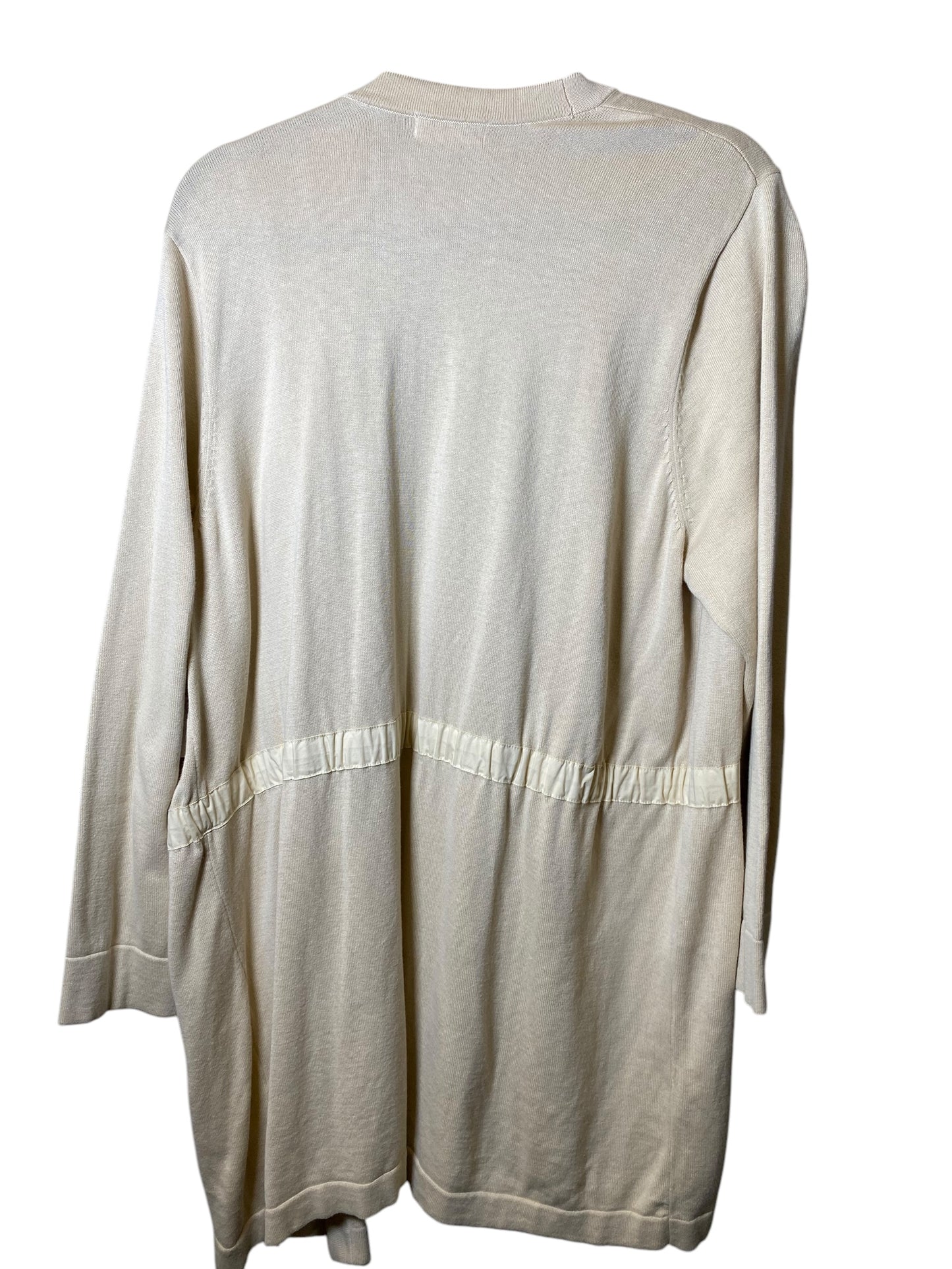 Cardigan By Calvin Klein In Beige, Size: Xl