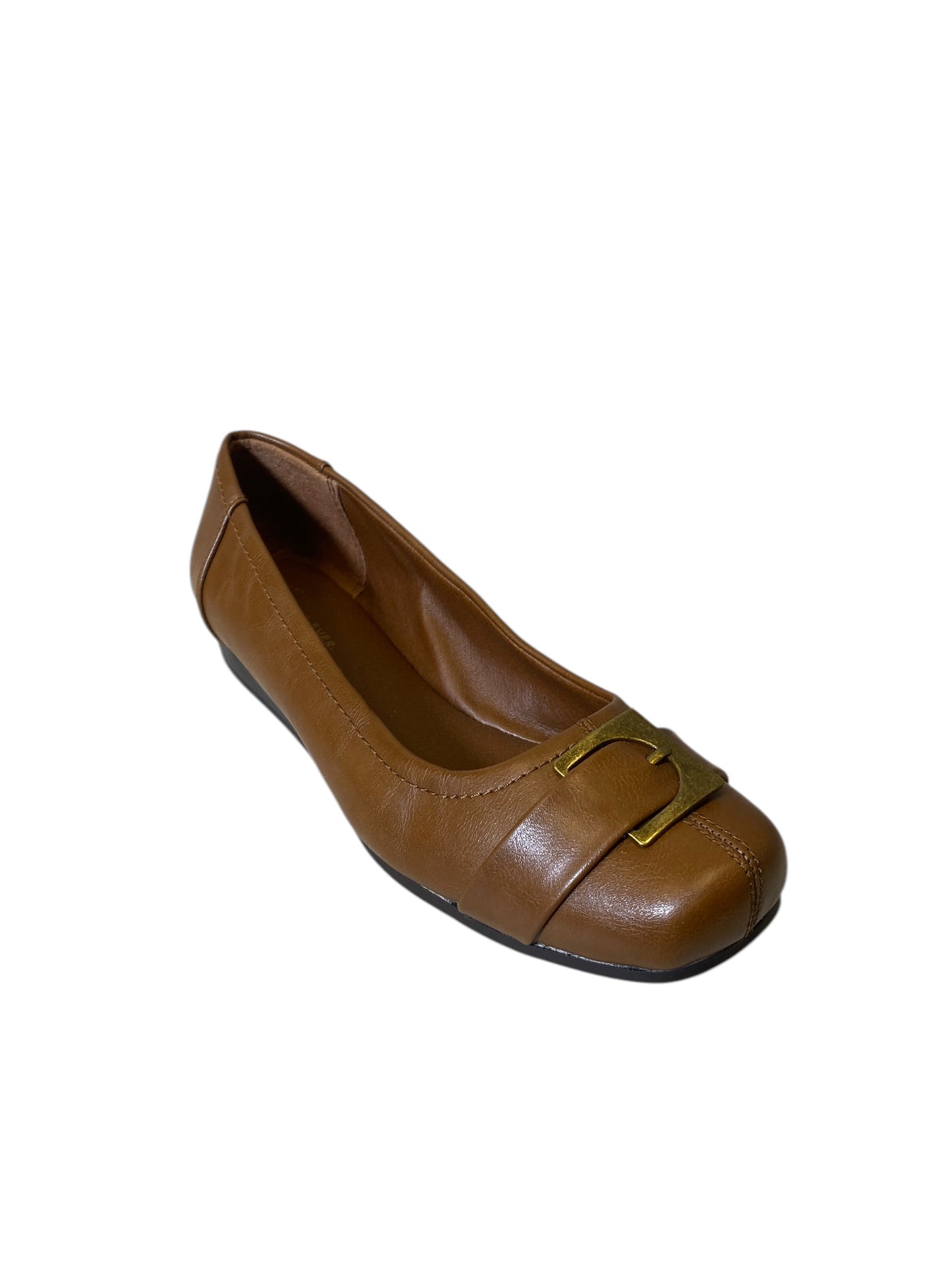 Shoes Flats By Clothes Mentor In Brown, Size: 8